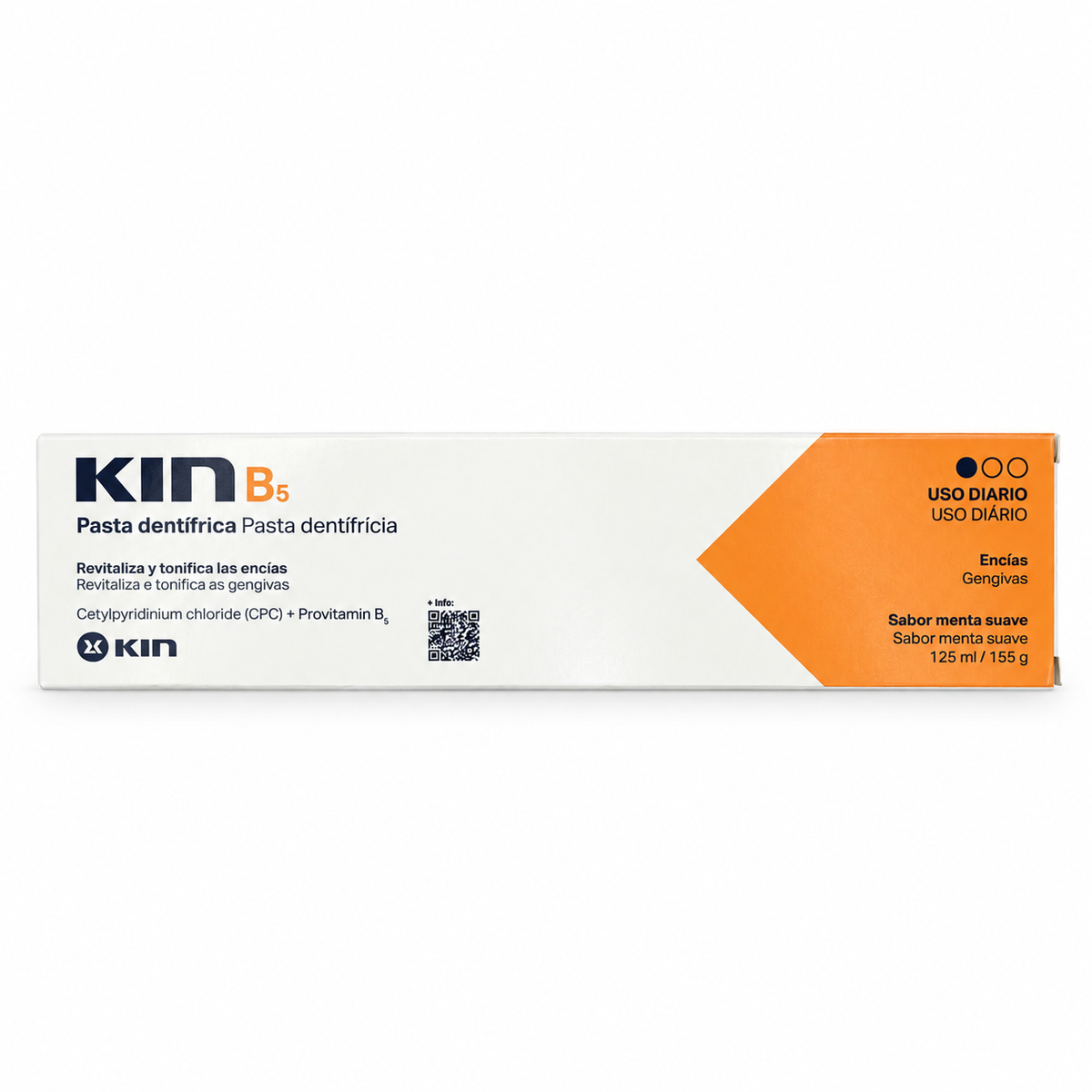 KIN B5 Toothpaste 125 ml - كين بي ٥ معجون أسنان للعناية باللثة ١٢٥ مل
