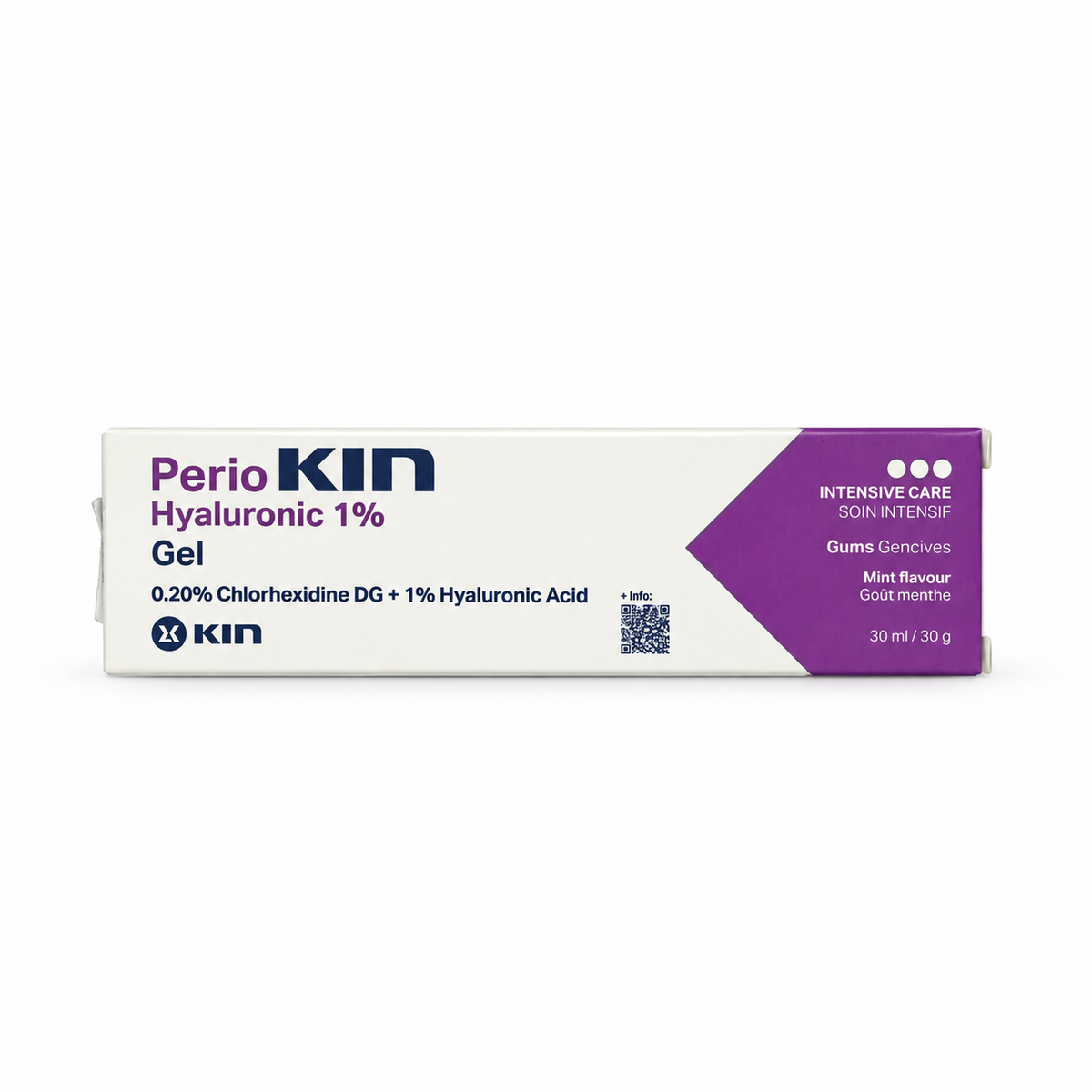 PerioKIN Hyaluronic 1% Gel 30 ml - بيريو كين هيالورونيك ١٪ جل للعناية باللثة ٣٠ مل