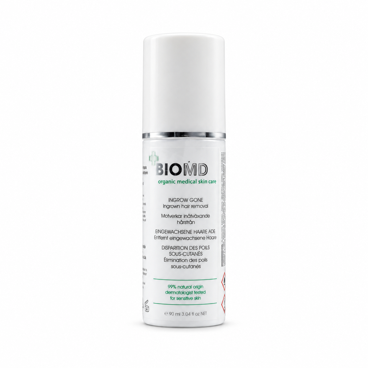 BIOMD Ingrow Gone Ingrown Hair Removal 90 ml - بيومد إنجرو جون لإزالة الشعر النامي تحت الجلد ٩٠ مل