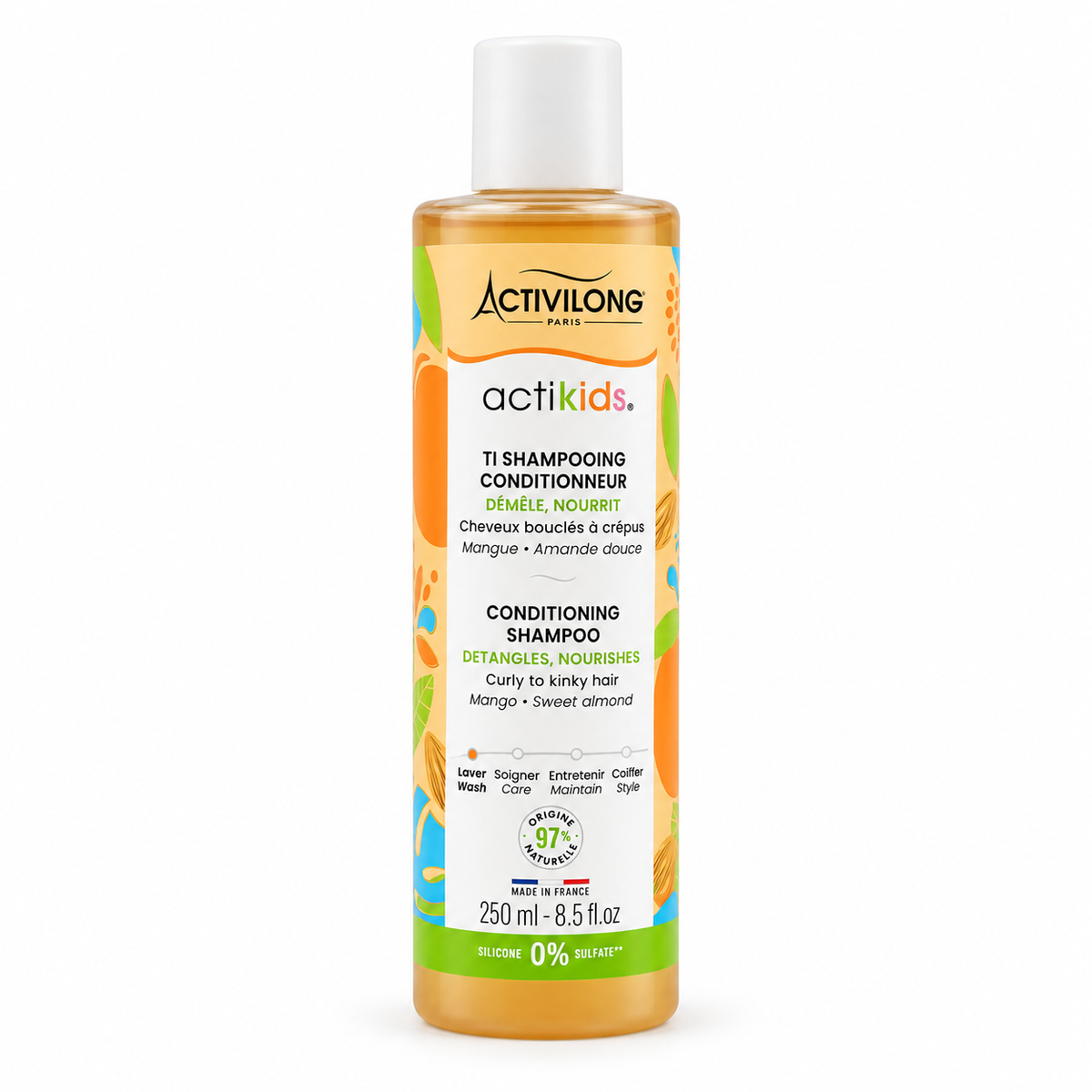 Activilong Actikids Ti Conditioning Shampoo 250 ml - أكتيفيلونغ أكتكيدز تي شامبو مرطب للشعر ٢٥٠ مل