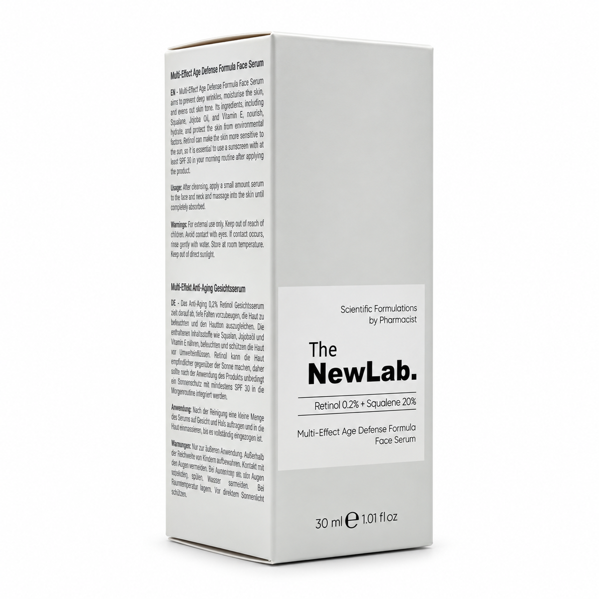 The NewLab Retinol 0.2% + Squalene 20% Face Serum 30 ml - ذا نيو لاب سيروم الوجه ريتينول ٠٫٢٪ وسكوالين ٢٠٪ ٣٠ مل