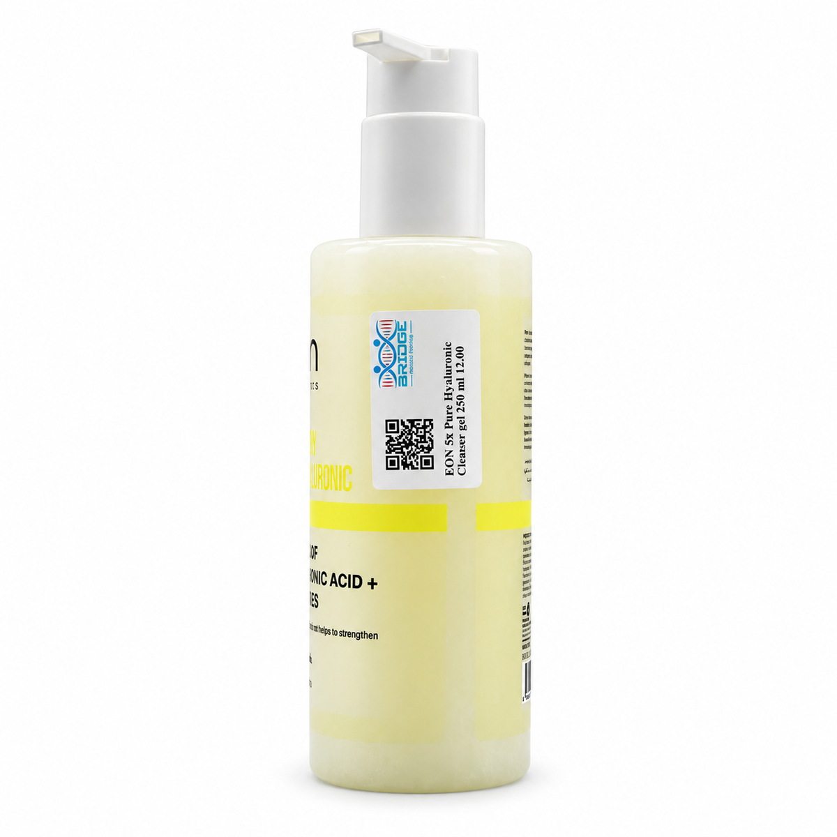 EON 5x Pure Hyaluronic Cleanser Gel 250 ml - إيون جل تنظيف الوجه بخمسة أنواع من حمض الهيالورونيك النقي ٢٥٠ مل