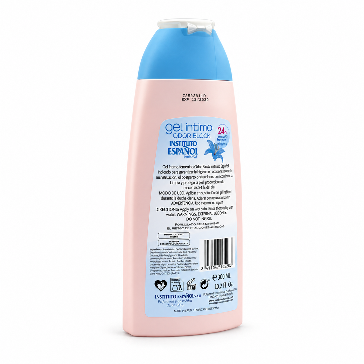 Instituto Español Odor Block Intimate Hygiene Gel 300 ml - إنستيتوتو إسبانيول أودور بلوك جل العناية الحميمة ٣٠٠ مل
