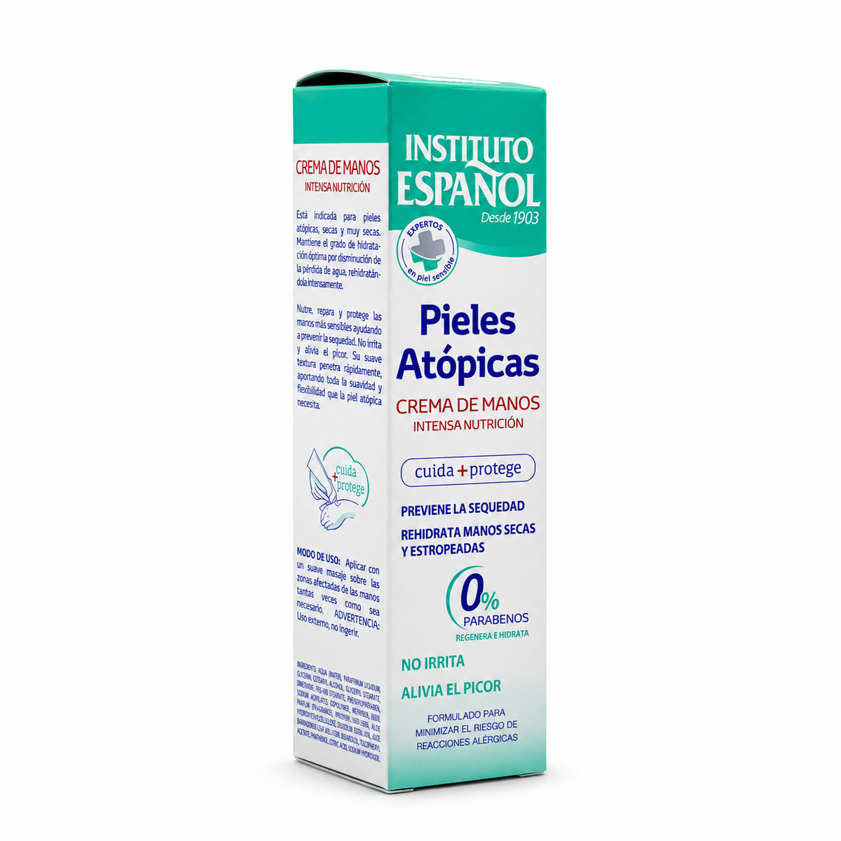 Instituto Español Atopic Skin Hand Cream 75 ml - إنستيتوتو إسبانيول كريم اليدين للبشرة المعرضة للأكزيما ٧٥ مل