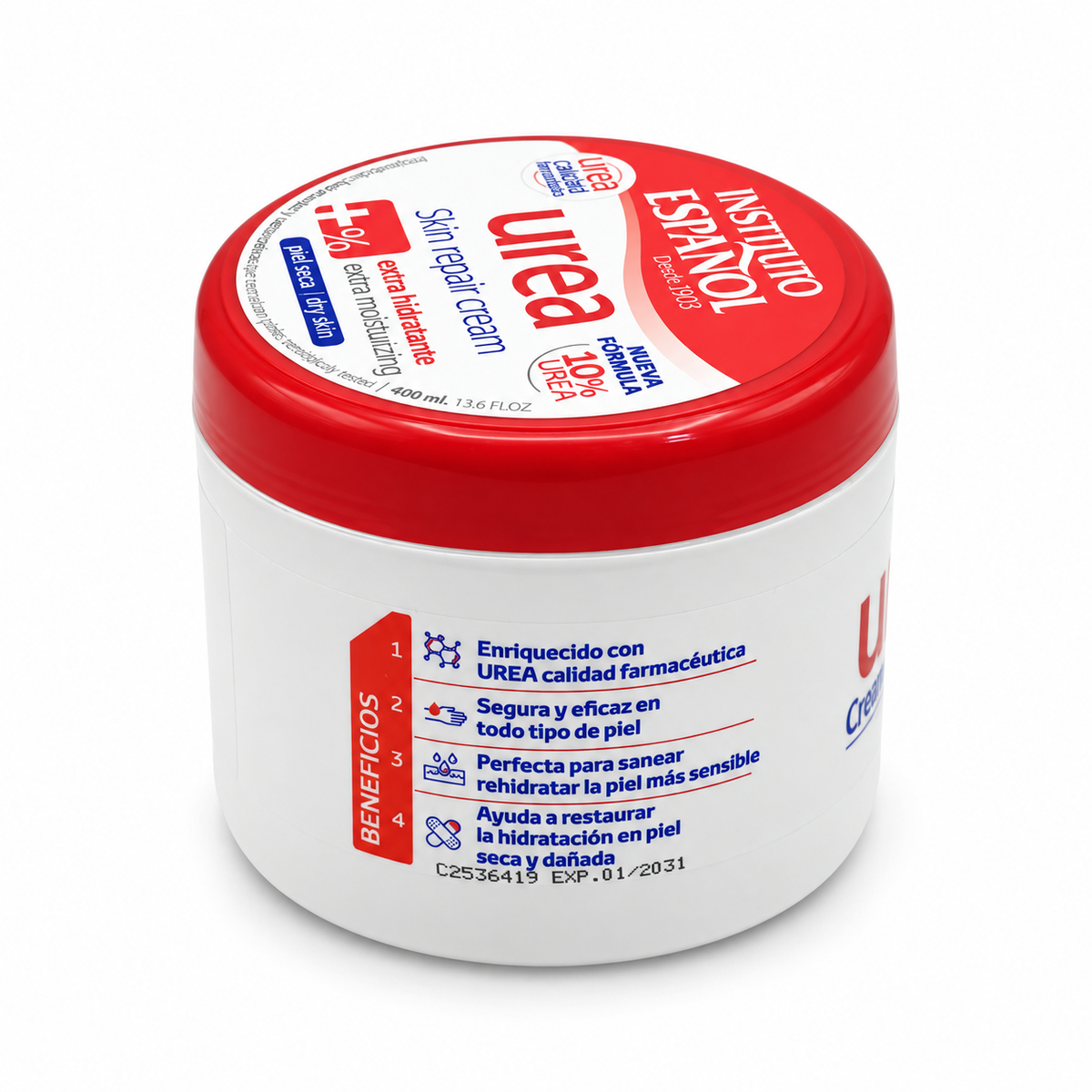 Instituto Español Urea Extra Moisturizing Repair Cream 400 ml - إنستيتوتو إسبانيول كريم الإصلاح باليوريا فائق الترطيب ٤٠٠ مل