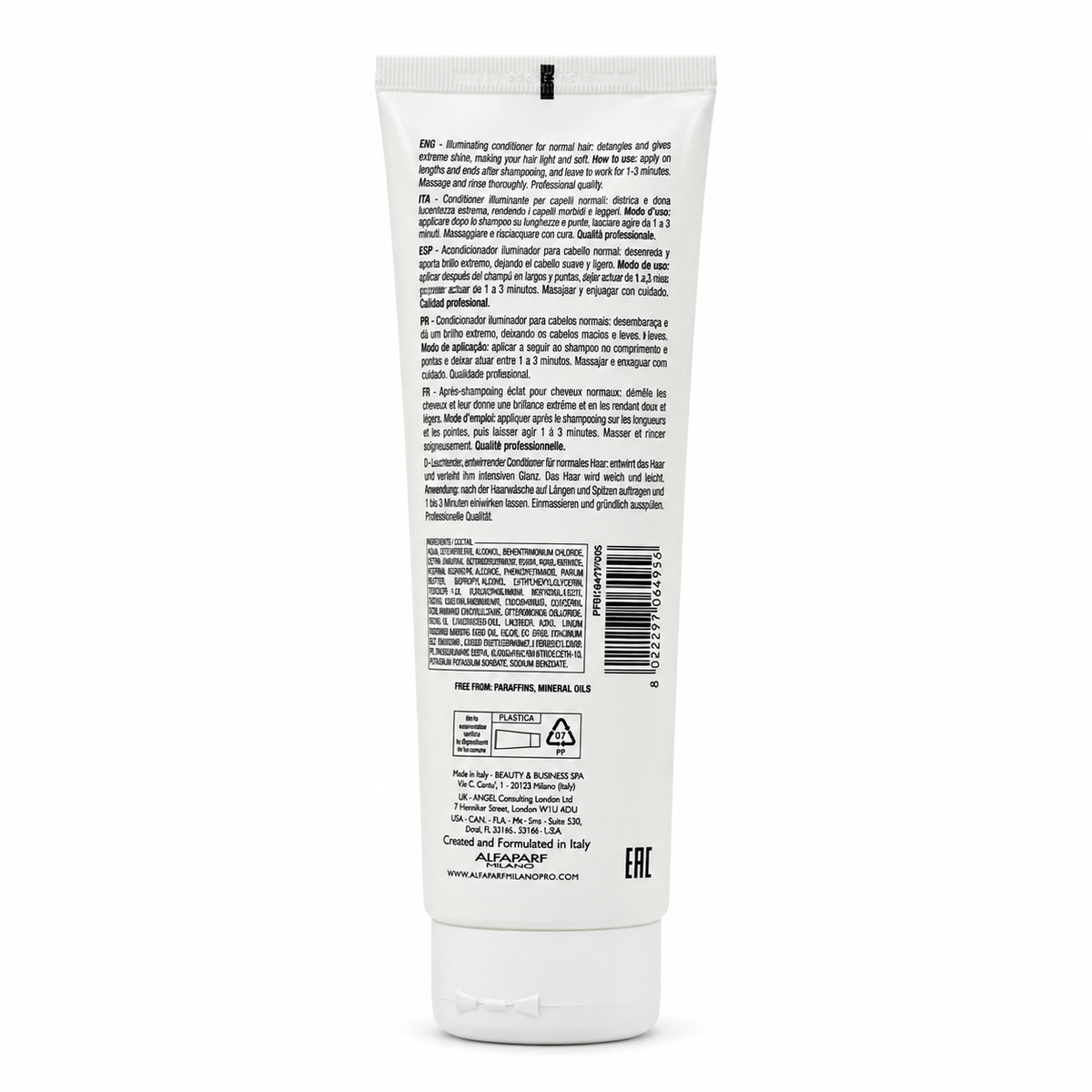 ALFAPARF MILANO PROFESSIONAL Semi di Lino Diamond Illuminating Conditioner 200 ml - ألفابارف ميلانو بروفيشنال سيمي دي لينو دايموند بلسم تعزيز لمعان الشعر ٢٠٠ مل
