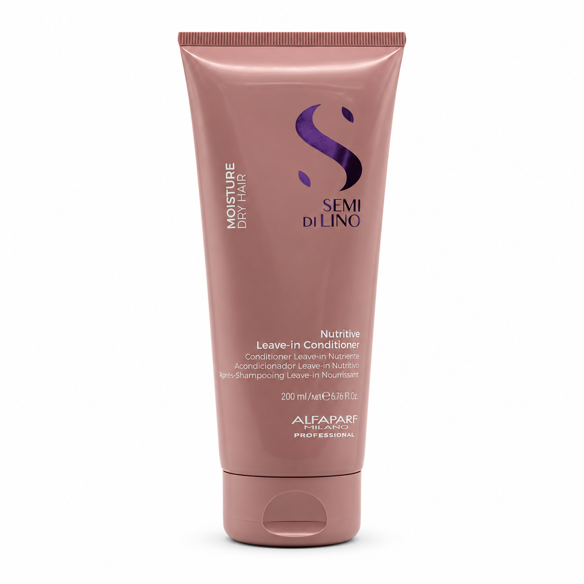 ALFAPARF MILANO PROFESSIONAL Semi di Lino Moisture Nutritive Leave-In Conditioner 200 ml - ألفابارف ميلانو بروفيشنال سيمي دي لينو مويستشر بلسم مغذٍ دون شطف ٢٠٠ مل