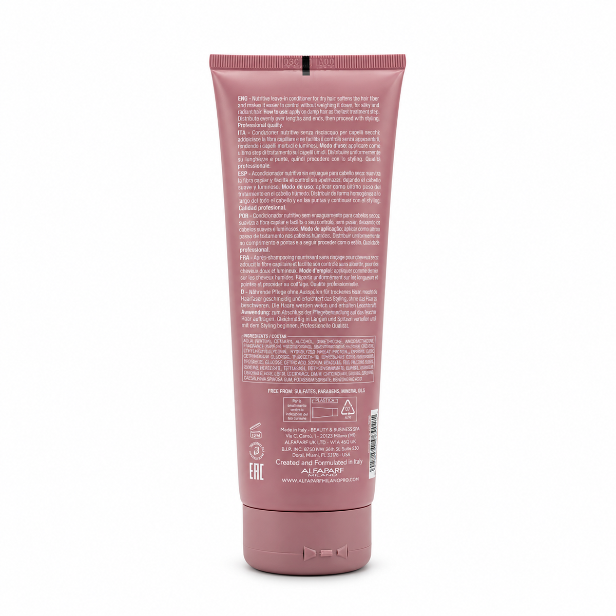 ALFAPARF MILANO PROFESSIONAL Semi di Lino Moisture Nutritive Leave-In Conditioner 200 ml - ألفابارف ميلانو بروفيشنال سيمي دي لينو مويستشر بلسم مغذٍ دون شطف ٢٠٠ مل