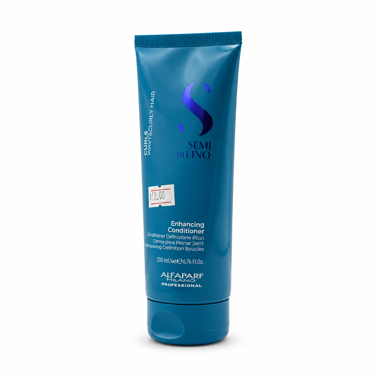 ALFAPARF MILANO PROFESSIONAL Semi di Lino Curls Enhancing Conditioner 200 ml - ألفابارف ميلانو بروفيشنال سيمي دي لينو كيرلز بلسم تحديد التجعيدات ٢٠٠ مل
