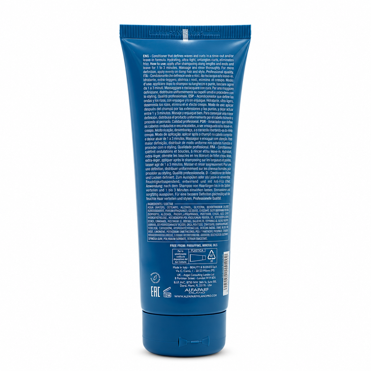 ALFAPARF MILANO PROFESSIONAL Semi di Lino Curls Enhancing Conditioner 200 ml - ألفابارف ميلانو بروفيشنال سيمي دي لينو كيرلز بلسم تحديد التجعيدات ٢٠٠ مل