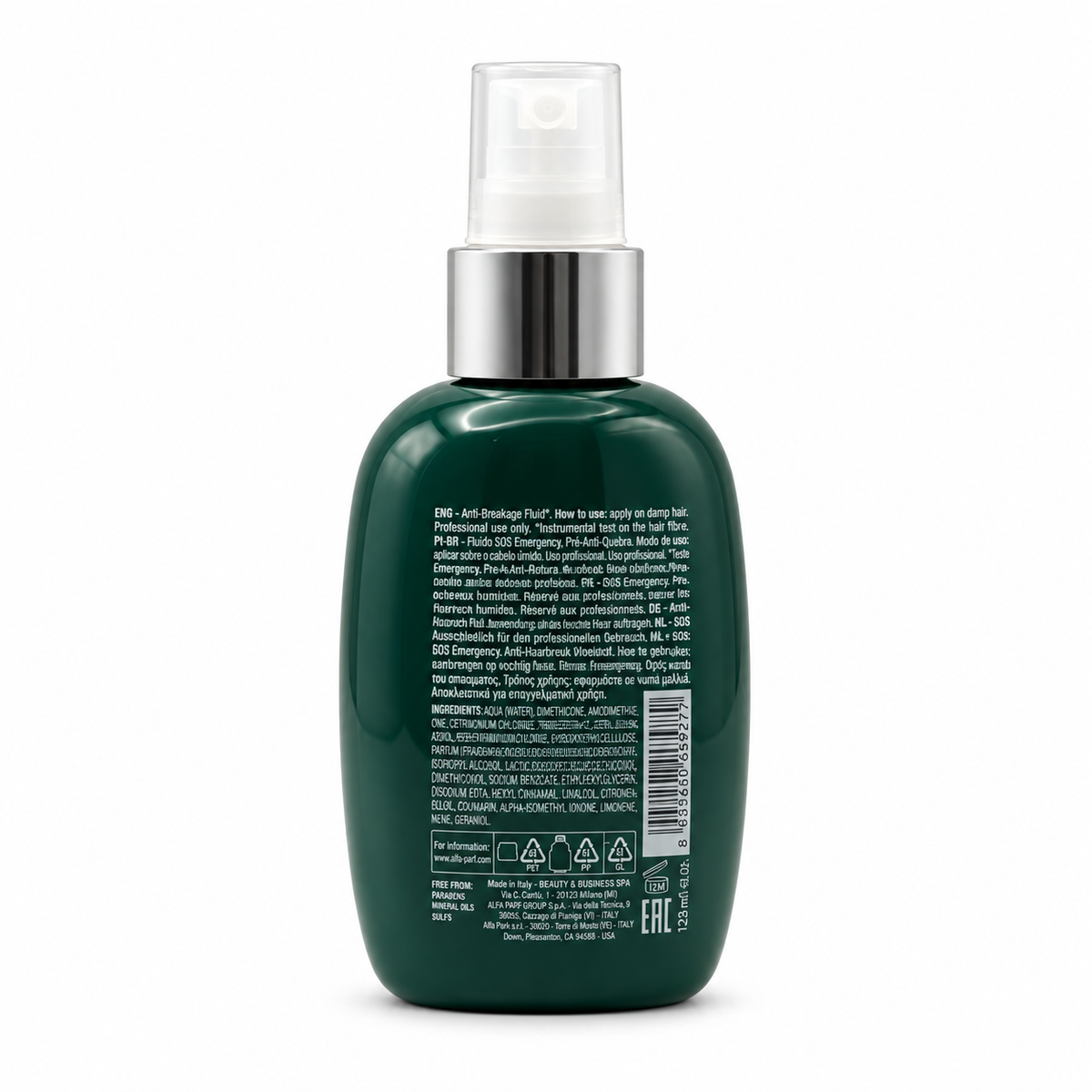 ALFAPARF MILANO PROFESSIONAL Semi di Lino Reconstruction Anti-Breakage Daily Fluid 125 ml - ألفابارف ميلانو بروفيشنال سيمي دي لينو ريكونستركشن سائل يومي للحد من تكسر الشعر ١٢٥ مل