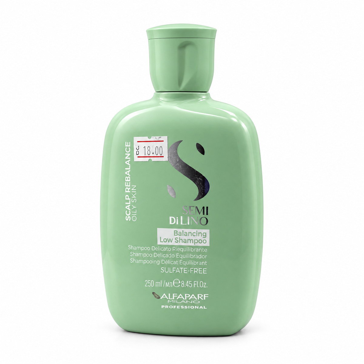 ALFAPARF MILANO PROFESSIONAL Semi di Lino Scalp Rebalance Balancing Low Shampoo 250 ml - ألفابارف ميلانو بروفيشنال سيمي دي لينو سكالب ريبالانس شامبو لطيف لتوازن فروة الرأس الدهنية ٢٥٠ مل