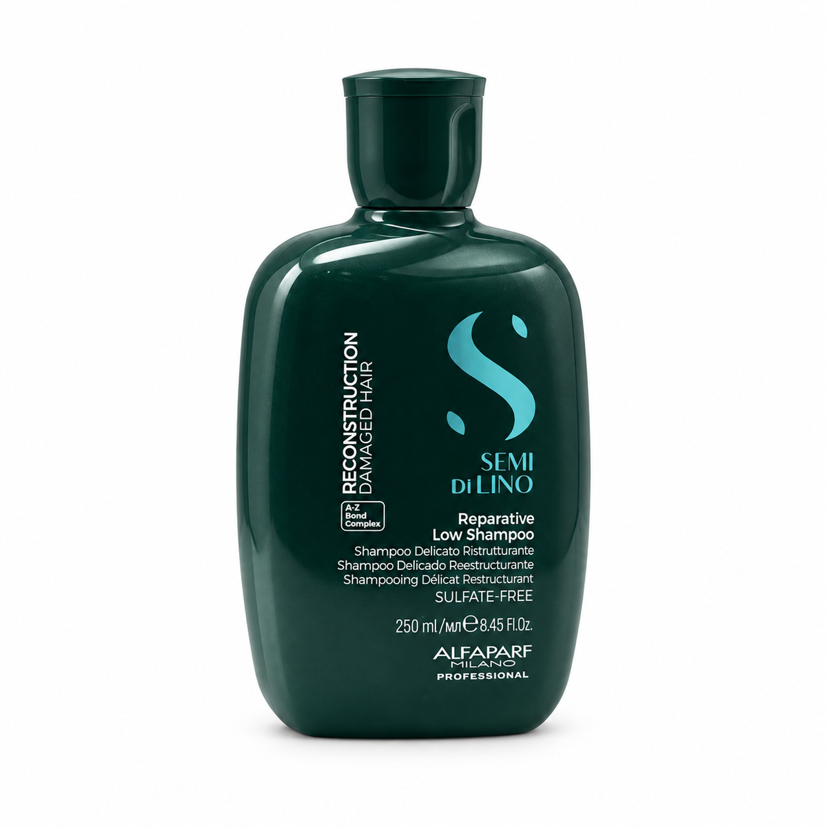 ALFAPARF MILANO PROFESSIONAL Semi di Lino Reconstruction Reparative Low Shampoo 250 ml - ألفابارف ميلانو بروفيشنال سيمي دي لينو ريكونستركشن شامبو لطيف لترميم الشعر التالف ٢٥٠ مل