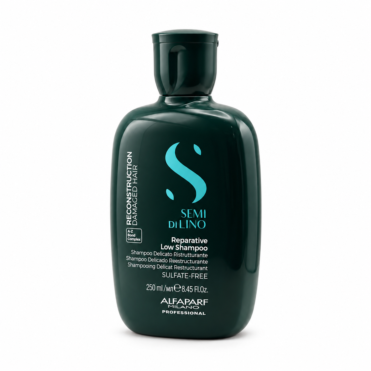 ALFAPARF MILANO PROFESSIONAL Semi di Lino Reconstruction Reparative Low Shampoo 250 ml - ألفابارف ميلانو بروفيشنال سيمي دي لينو ريكونستركشن شامبو لطيف لترميم الشعر التالف ٢٥٠ مل