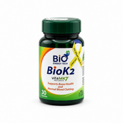 BioEnergyTech BioK2 Vitamin K2 MK-7 100 mcg 30 Capsules - بايو إنرجي تك بايو ك٢ فيتامين ك٢ إم كيه ٧ بتركيز ١٠٠ ميكروغرام ٣٠ كبسولة