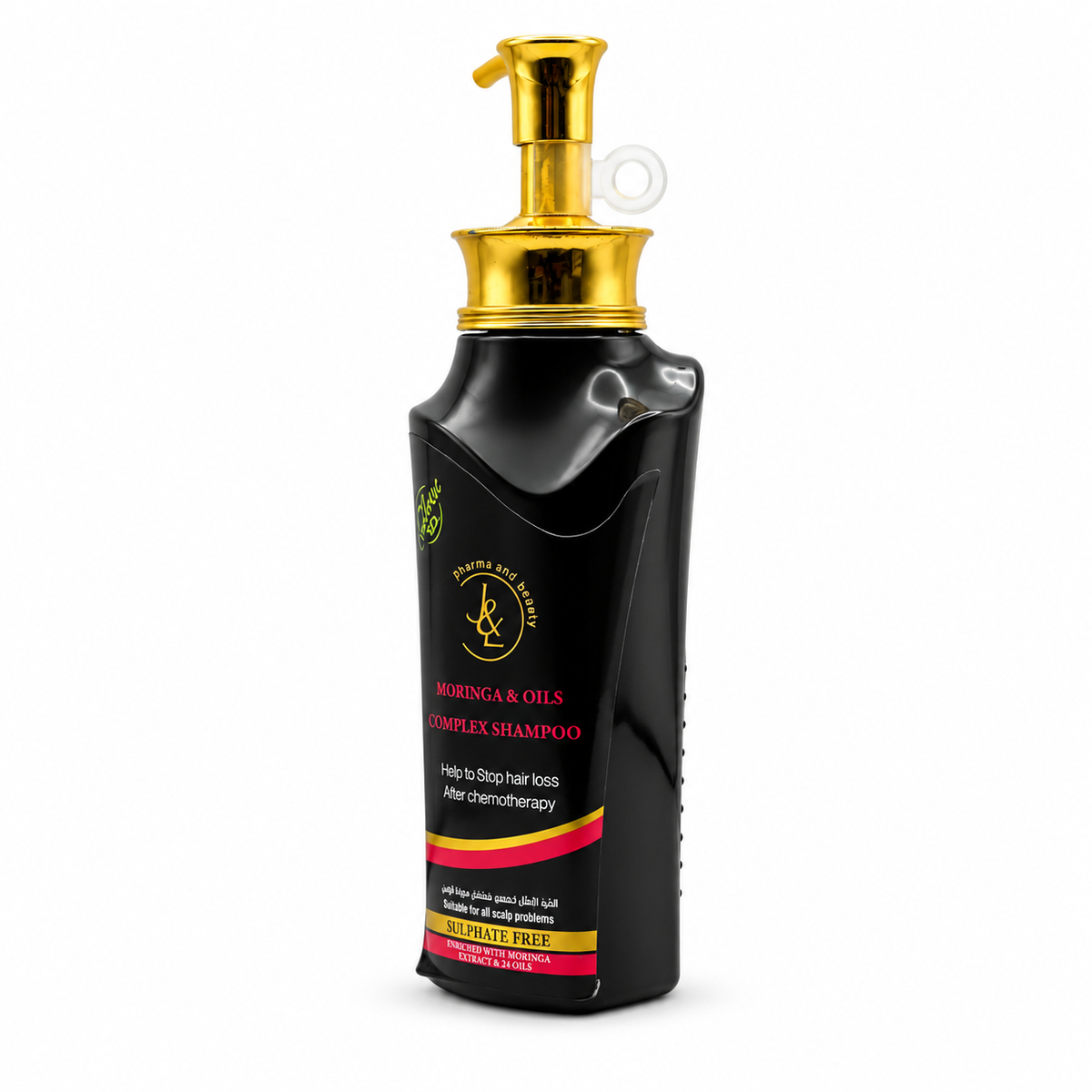 J&L Moringa & Oils Complex Shampoo 350 ml - جي آند إل شامبو المورينجا ومركب الزيوت ٣٥٠ مل