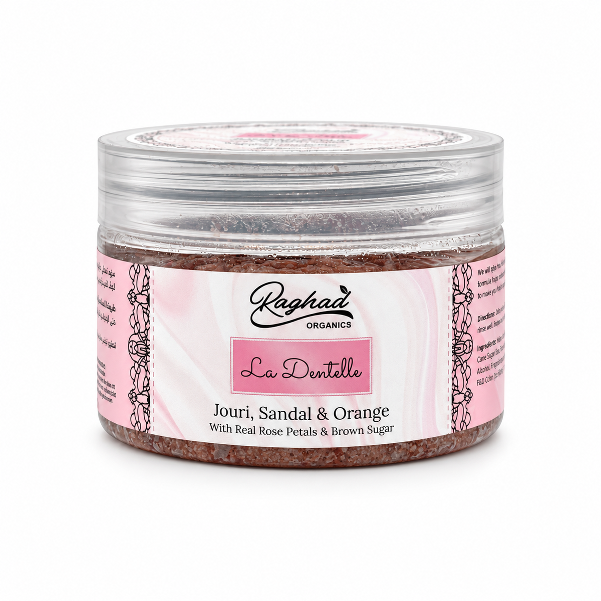 Raghad Organics La Dentelle Body Scrub - رغد أورجانيكس لا دانتيل مقشر الجسم