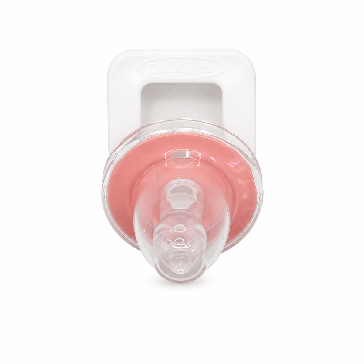 Camera Baby New Safe Silicone Pacifier with Cap Pink- كاميرا بيبي نيو سيف لهاية سيليكون بغطاء للمواليد لون زهري