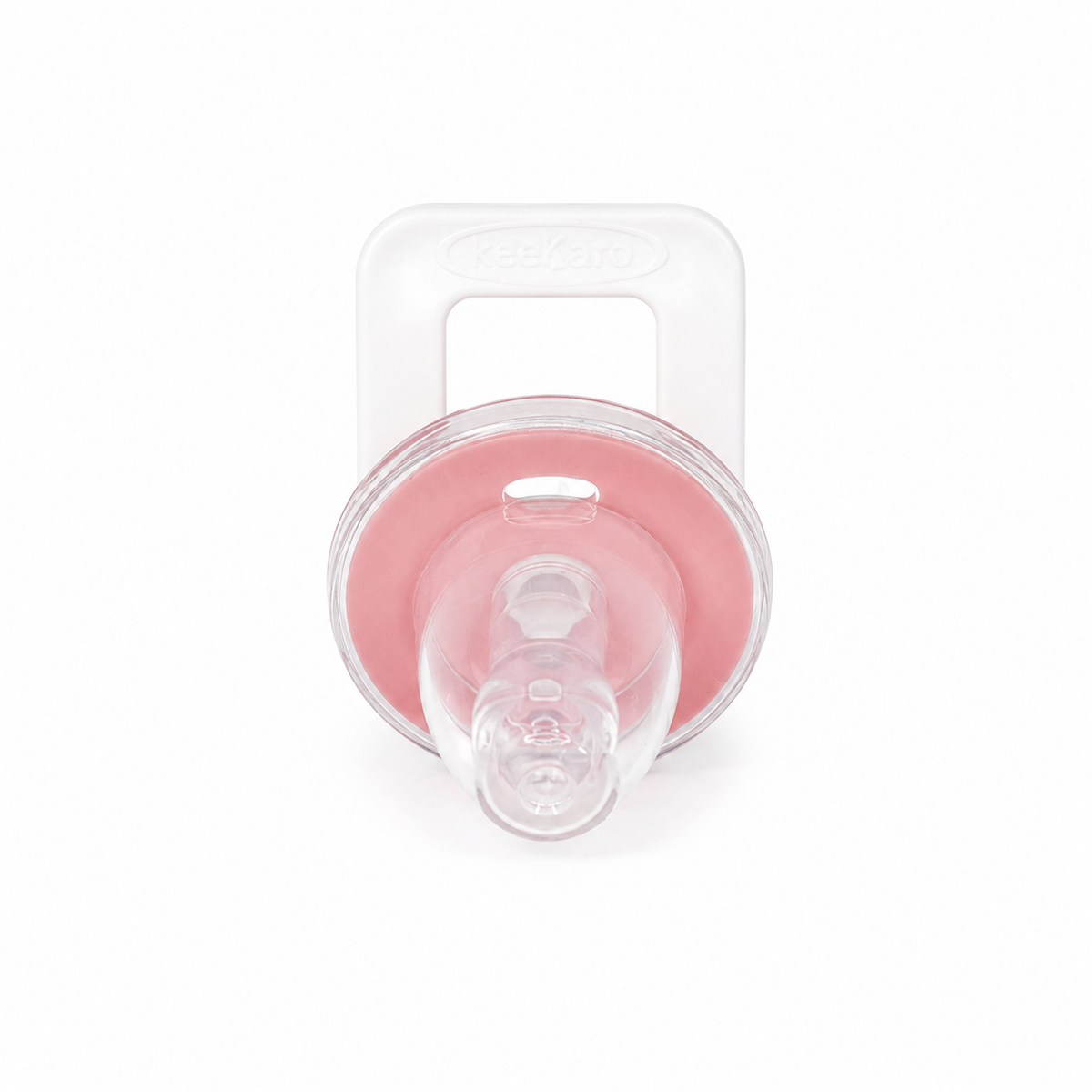 Camera Baby New Safe Silicone Pacifier with Cap Pink- كاميرا بيبي نيو سيف لهاية سيليكون بغطاء للمواليد لون زهري