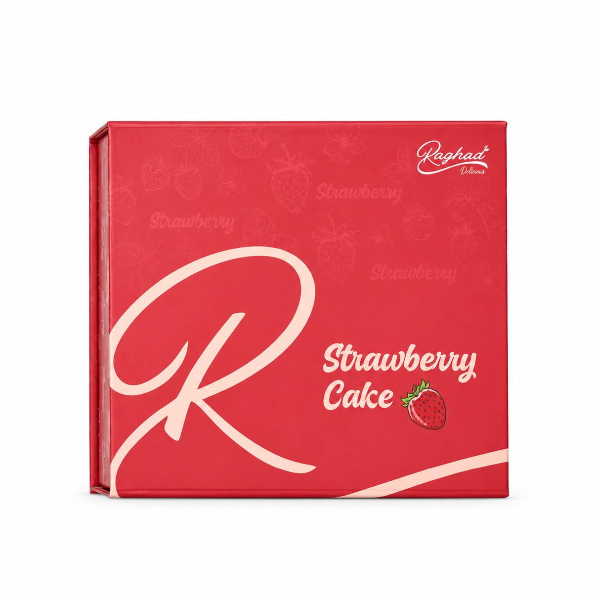 Raghad Organics Strawberry Cake Package Lip Butter 10 g + Body Powder 25 g + Body Oil 150 ml + Body Butter 100 ml - رغد أورجانيكس مجموعة ستروبيري كيك زبدة شفاه ١٠ غرامات وبودرة جسم ٢٥ غرامًا وزيت جسم ١٥٠ مل وزبدة جسم ١٠٠ مل