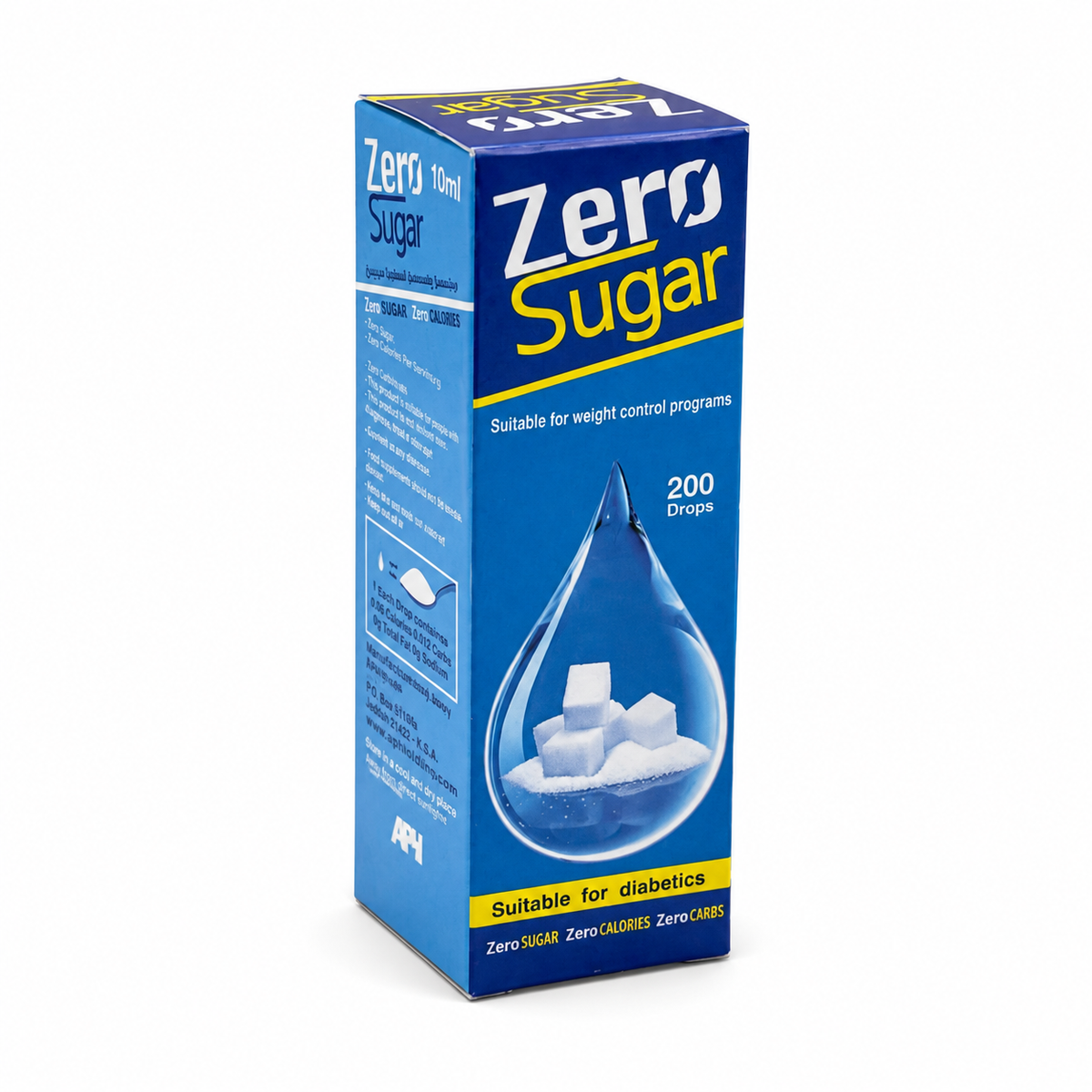 Zero Sugar Sucralose Sweetener 10ml 200 Drops - زيرو شوجر محلي السكرالوز ١٠ مل ٢٠٠ قطرة