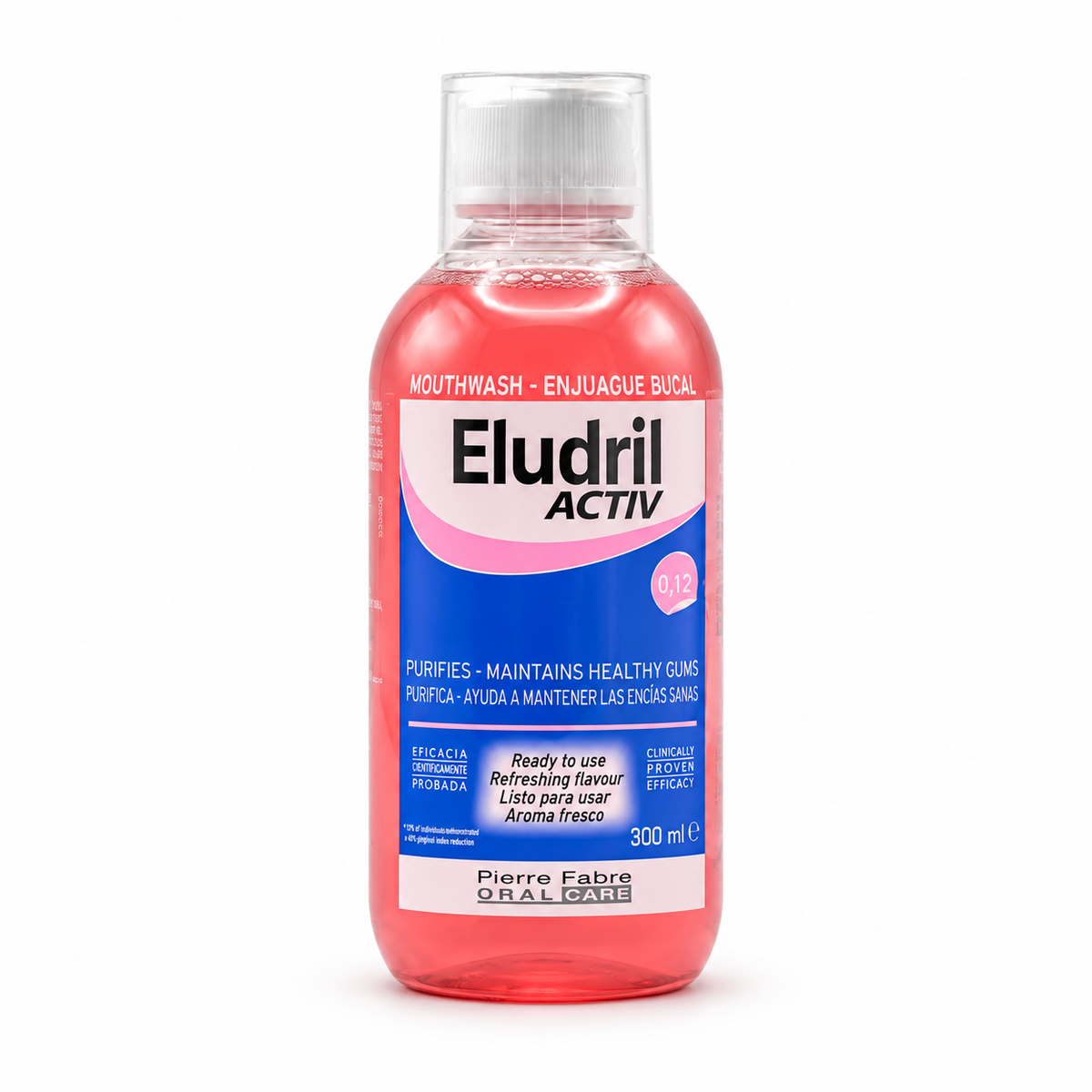 Eludril Activ Mouthwash  300 ml - إلودريل أكتيف غسول الفم ٣٠٠ مل