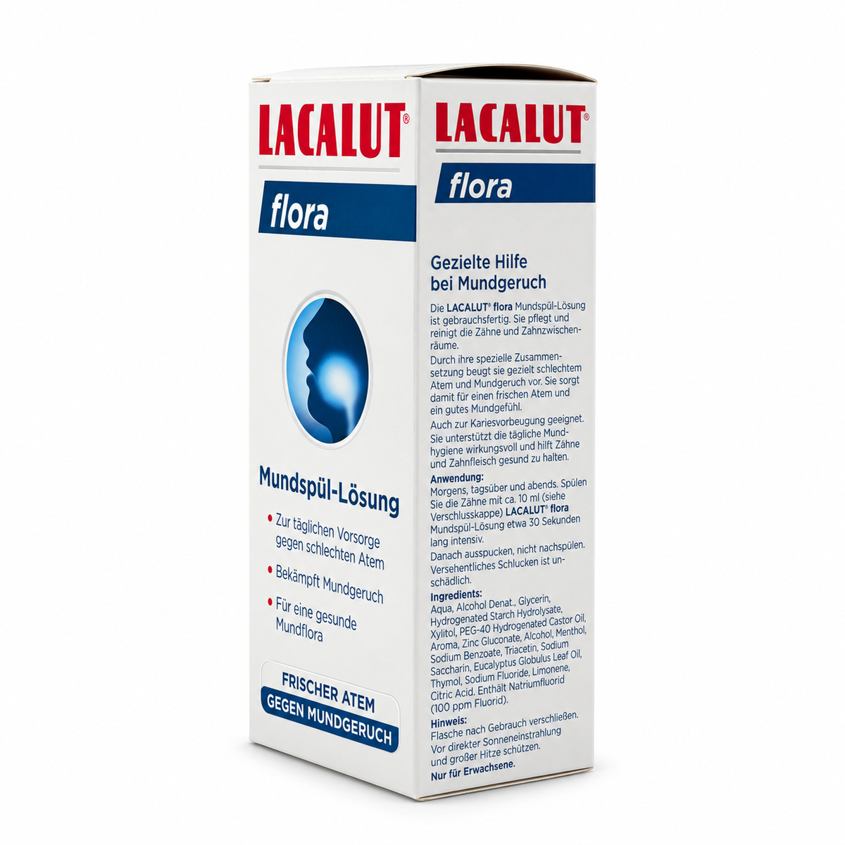 LACALUT Flora Mouthwash 300 ml - لاكالوت فلورا غسول الفم  ٣٠٠ مل