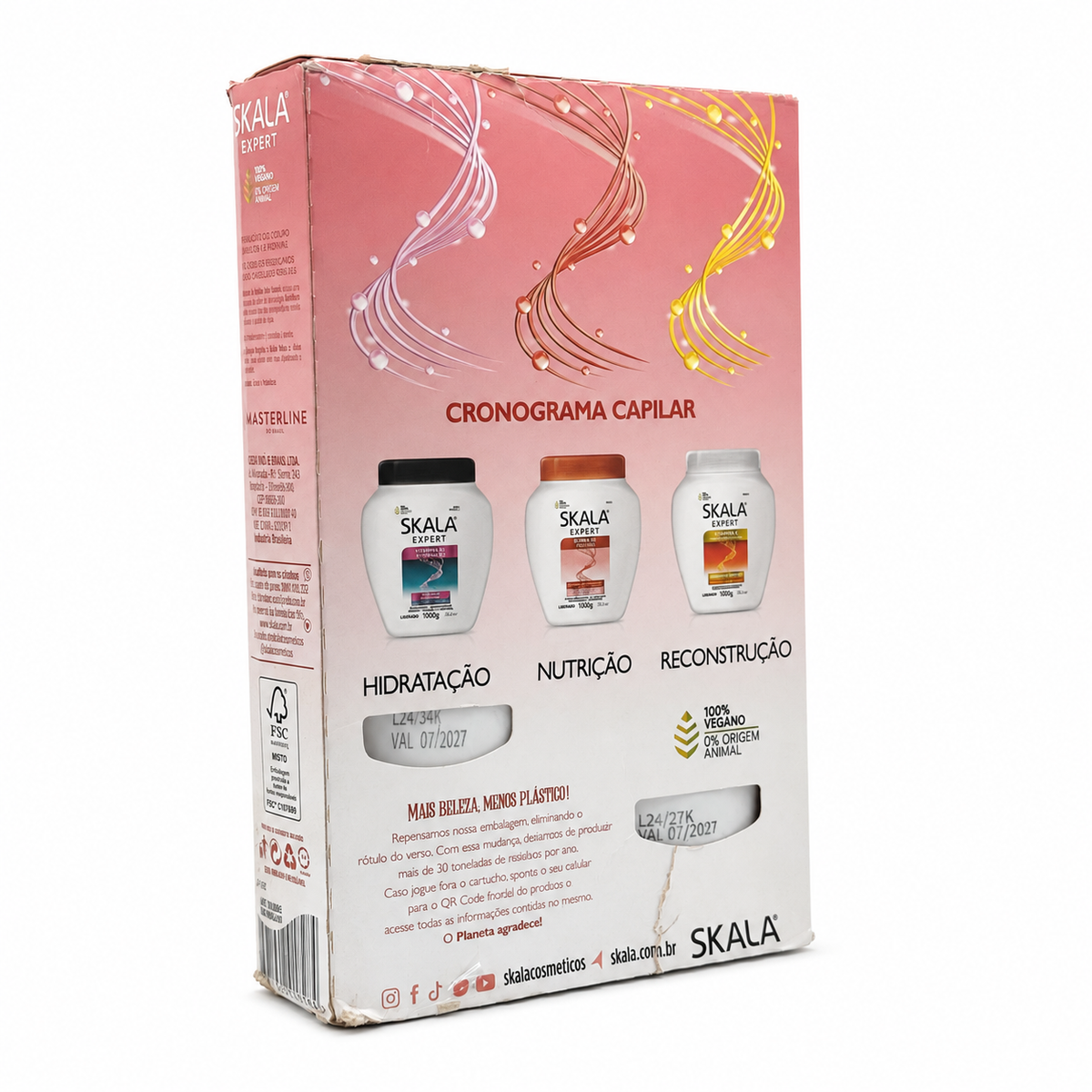 Skala Expert Bomba de Biotina Shampoo and Conditioner Kit 325ml Each - طقم شامبو وبلسم سكالا إكسبرت بومبا دي بيوتين ٣٢٥ مل لكل عبوة