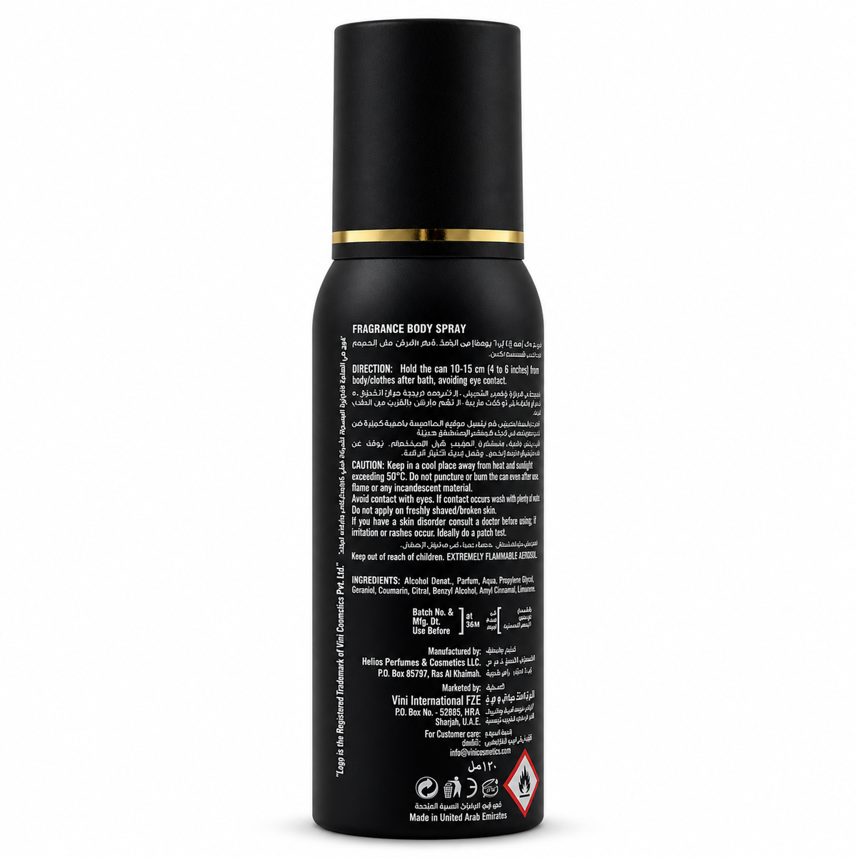 Fogg Absolute Fragrance Body Spray 120 ml - فوج أبسولوت بخاخ معطر للجسم ١٢٠ مل