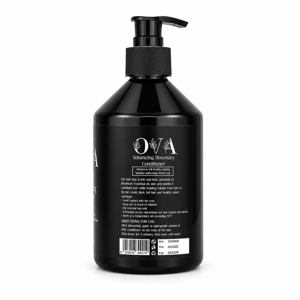 Ova Volumizing Rosemary Hair Conditioner 500 ML - أوفا بلسم إكليل الجبل لزيادة الكثافة 500 مل