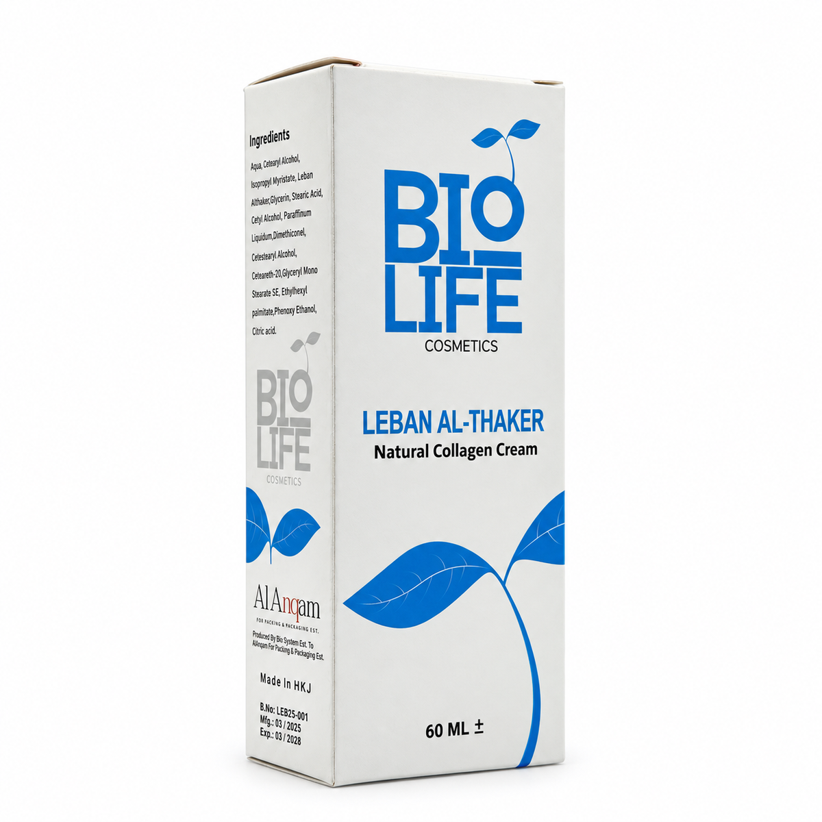 Bio Life Leban Al Thaker Cream 60 ml - كريم بايو لايف لبان الذكر 60 مل