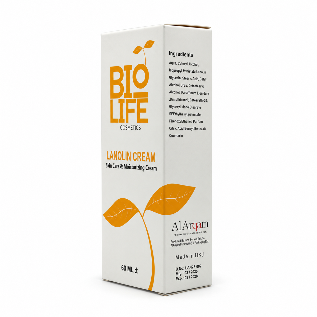 Biolife Lanolin Cream 60 ml - كريم بايو لايف باللانولين 60 مل