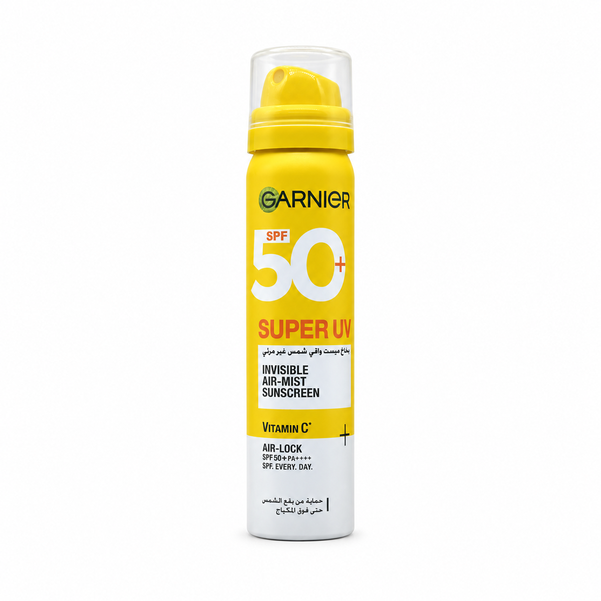 Garnier Super UV Invisible Air Mist SPF50+ 75ml - غارنييه سوبر يو في انفيزيبل اير ميست SPF50+ 75 مل