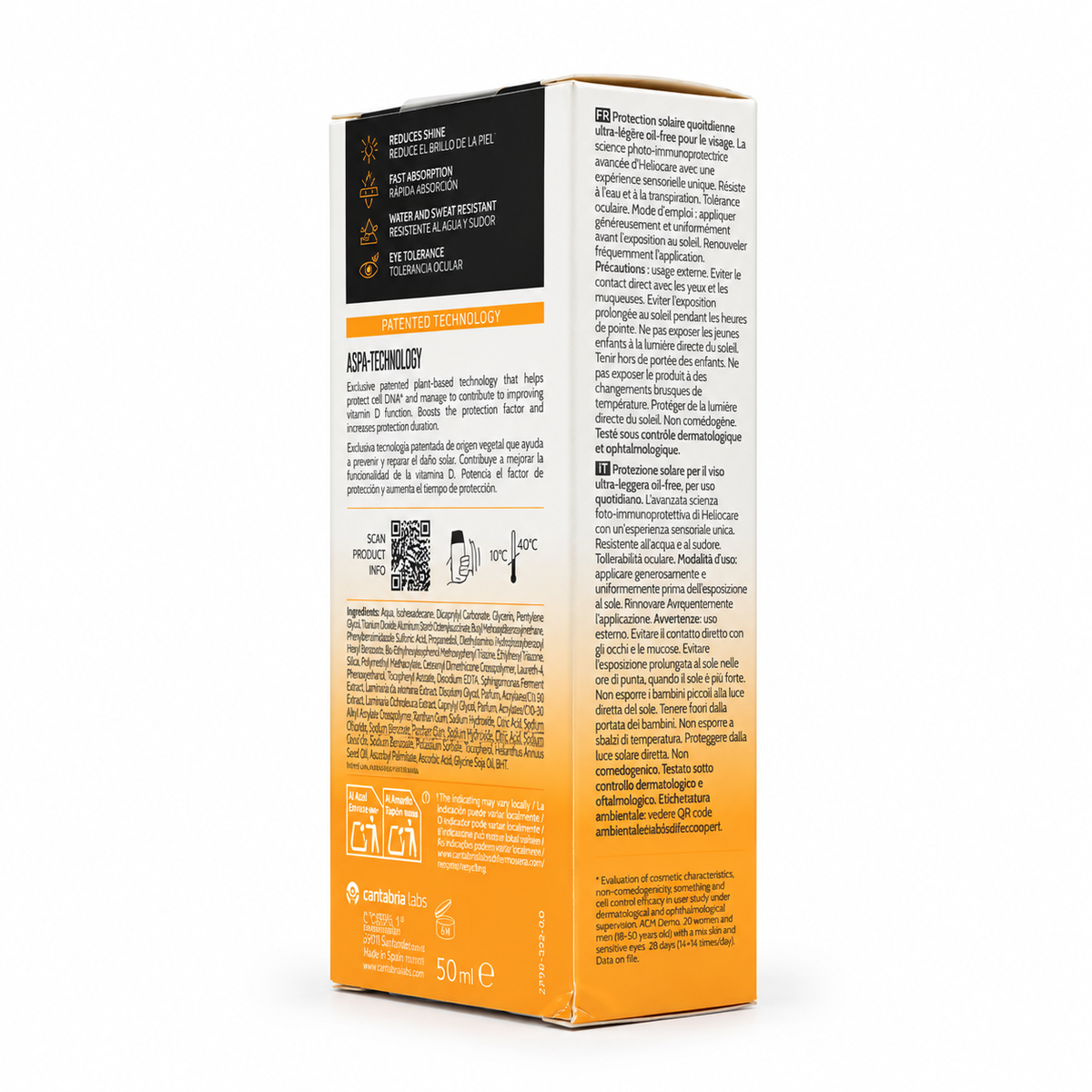 Cantabria Labs Heliocare 360º Sensation SPF 50+ 50ml - كانتابريا لابز هيليوكير 360 سنسيشن SPF 50+ 50 مل