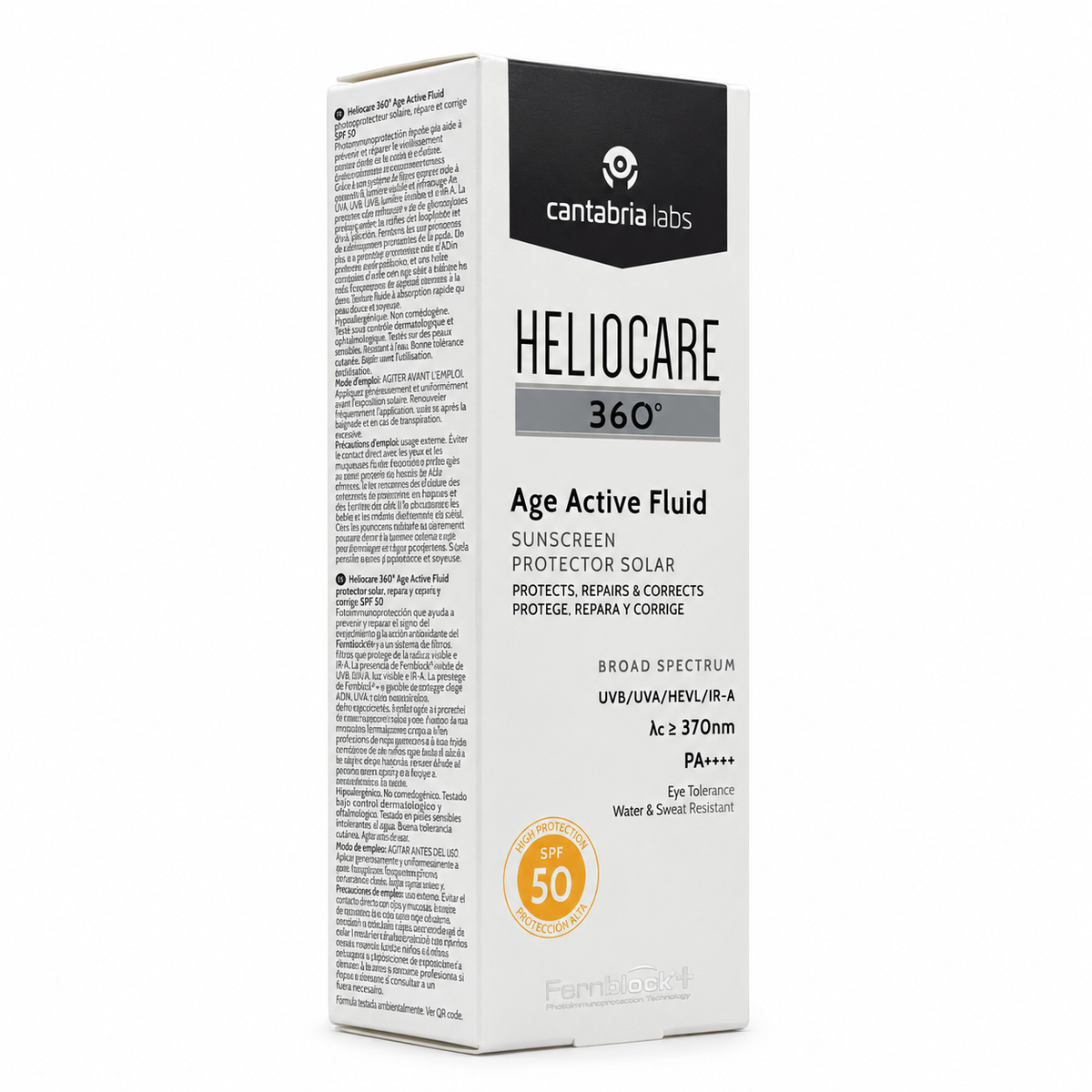Cantabria Labs Heliocare 360º Age Active Fluid SPF 50+ 50ml - كانتابريا لابز هيليوكير 360 ايج أكتيف فلويد SPF 50+ 50 مل