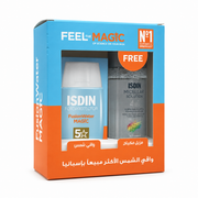 ISDIN Fotoprotector Fusion Water SPF 50 PA+++ 50ml + ISDIN Micellar Solution 400ml - ايزدين فوتوبروتكتور فيوجن ووتر SPF 50 PA+++ 50 مل + ايزدين محلول ميسيلار 400 مل