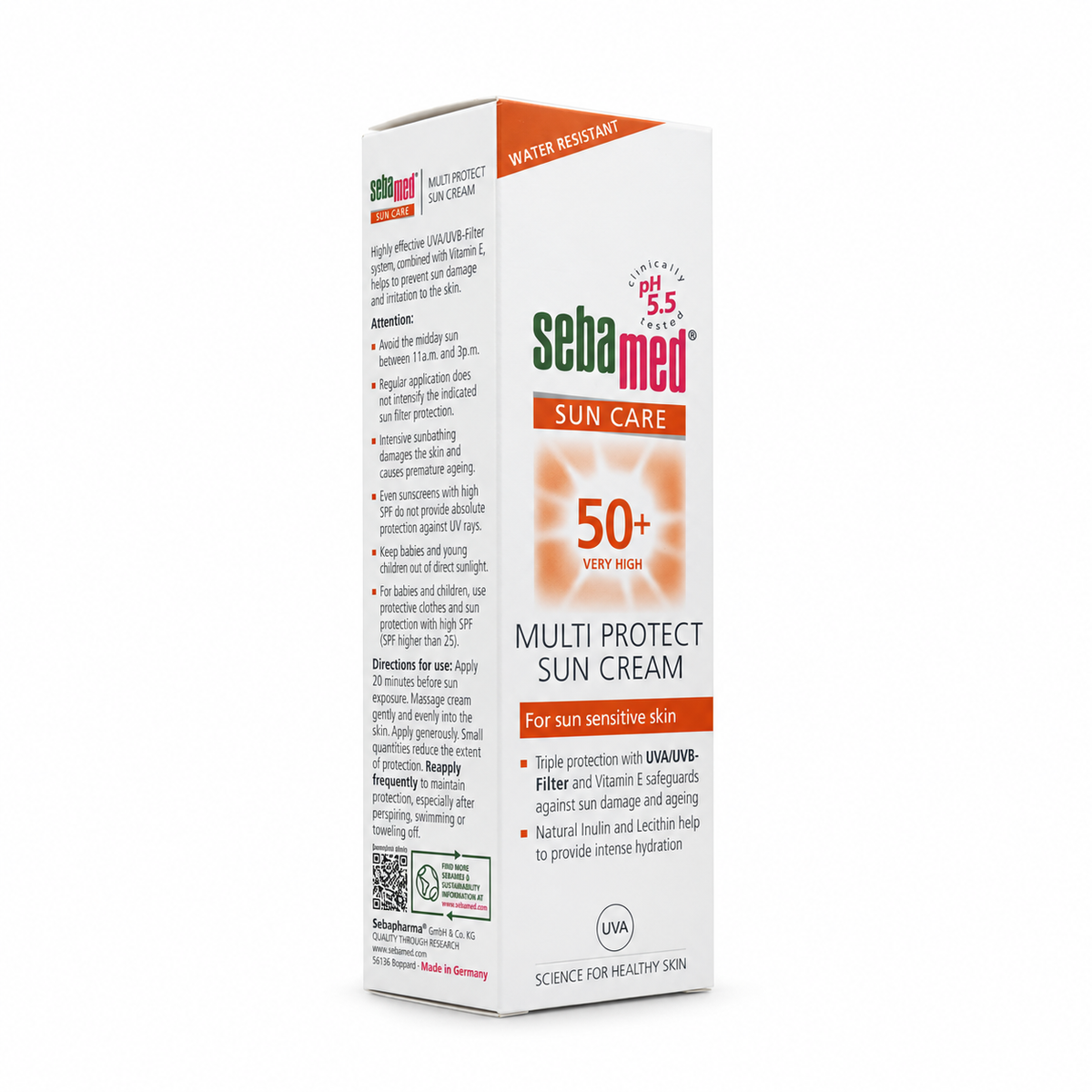 Sebamed Multi Protect Sun Cream SPF 50+ 75ml - سيباميد كريم واقي شمس متعدد الحماية SPF 50+ 75 مل