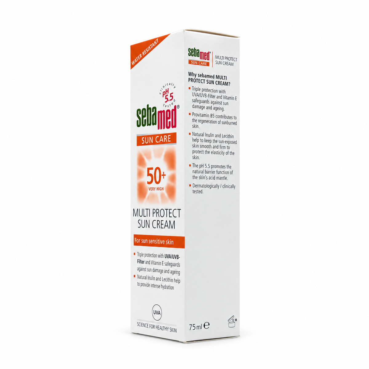 Sebamed Multi Protect Sun Cream SPF 50+ 75ml - سيباميد كريم واقي شمس متعدد الحماية SPF 50+ 75 مل
