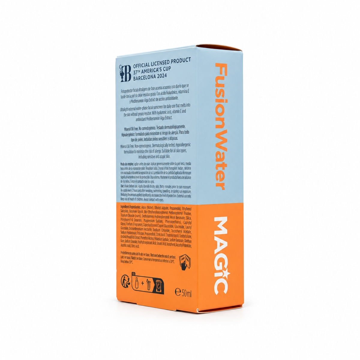 ISDIN Fotoprotector Fusion Water SPF 50+ 50ml - ايزدين فوتوبروتكتور فيوجن ووتر SPF 50+ 50 مل