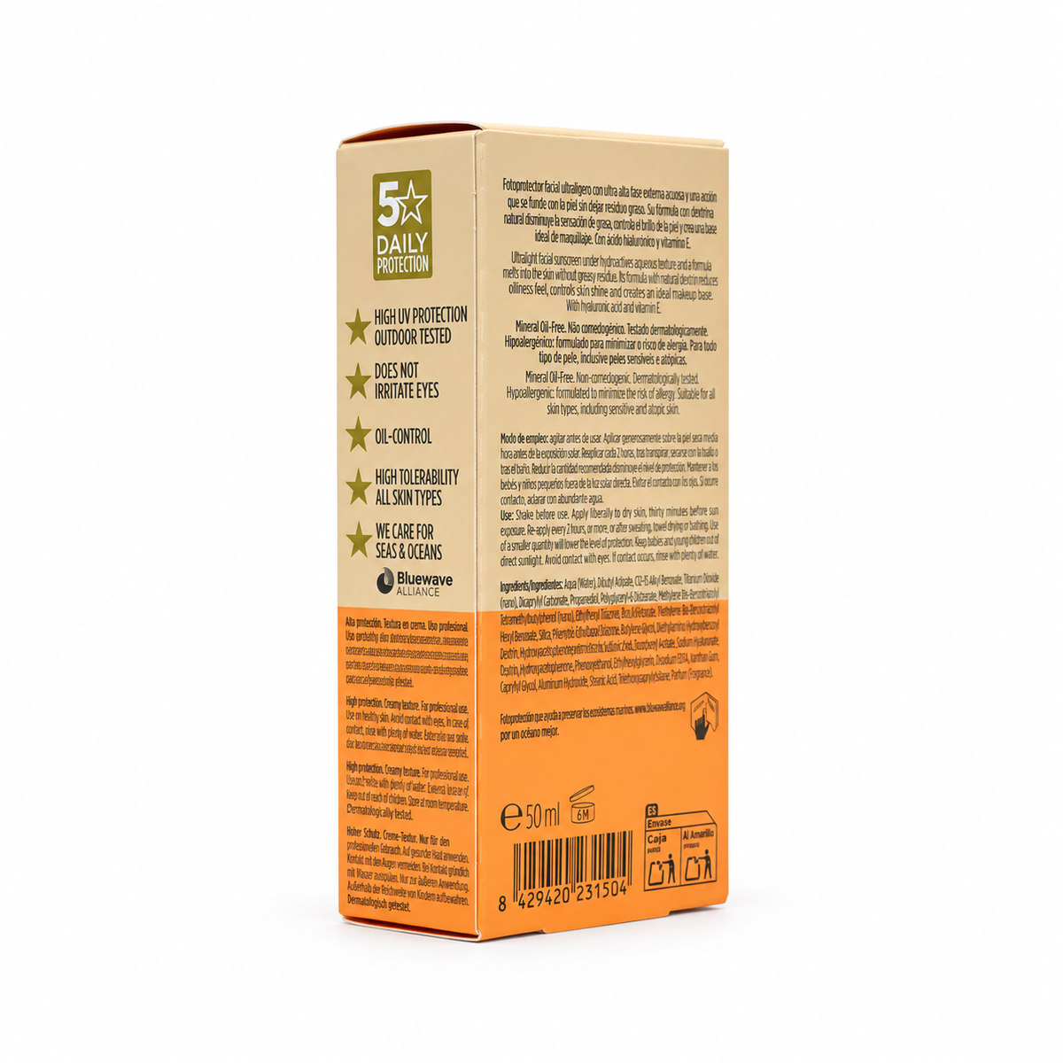 ISDIN Fotoprotector Fusion Water MAGIC Light SPF 50 50ml - ايزدين فوتوبروتكتور فيوجن ووتر ماجيك لايت SPF 50 50 مل