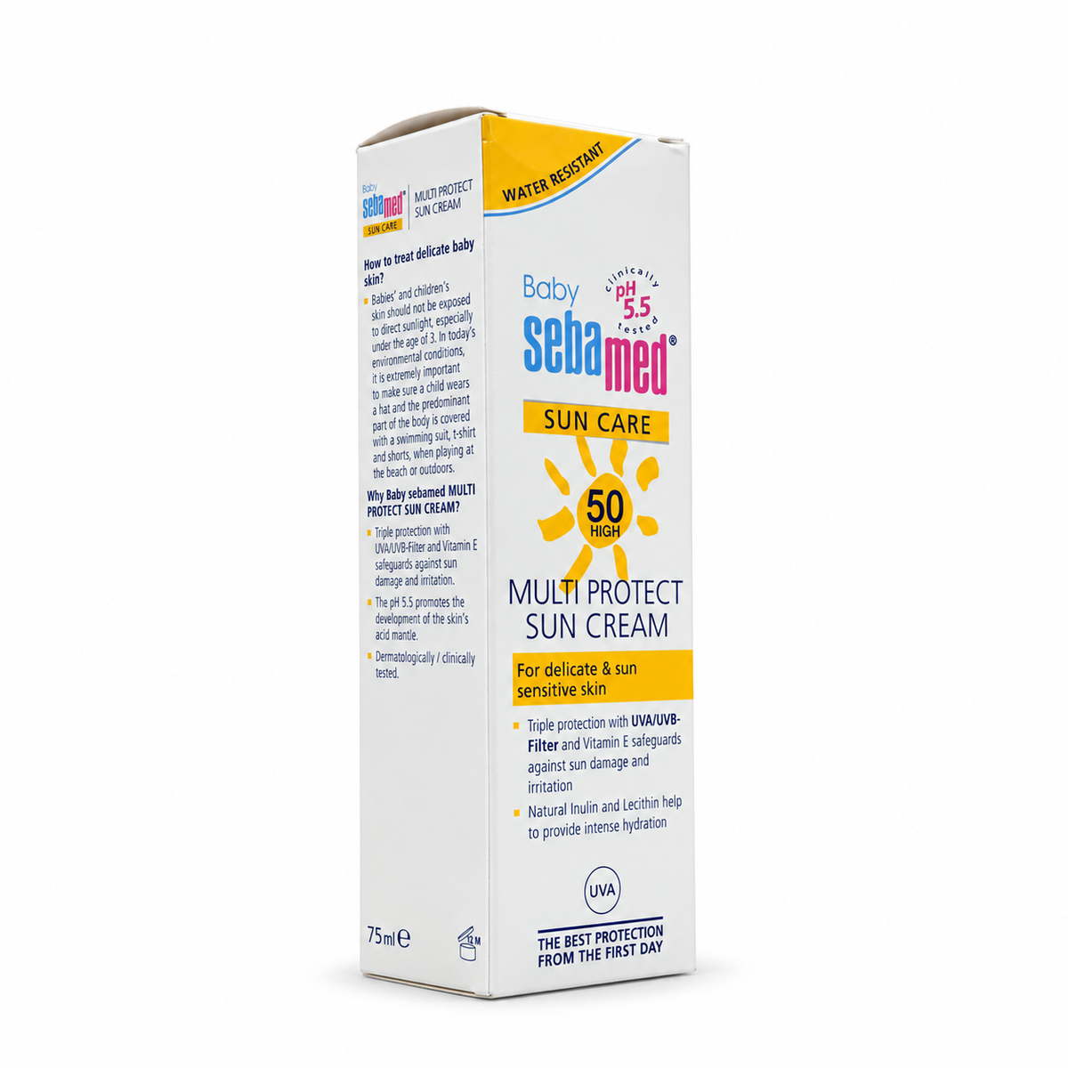Sebamed Multi Protect Sun Cream SPF 50 Baby 75ml سيباميد كريم واقي شمس متعدد الحماية - SPF 50 للاطفال 75 مل