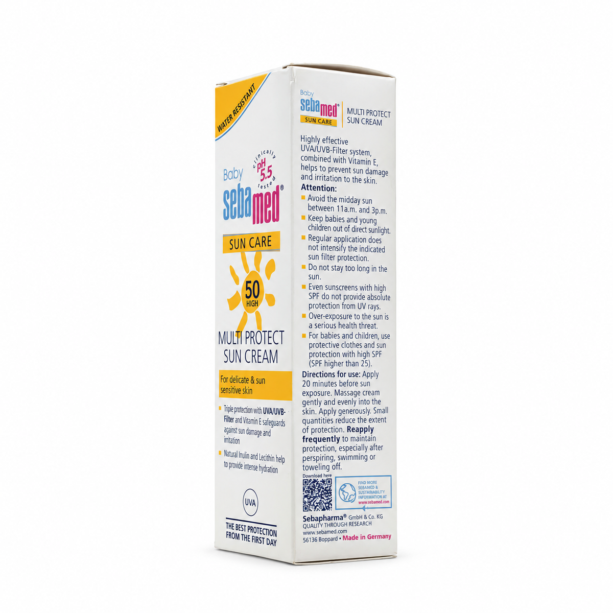 Sebamed Multi Protect Sun Cream SPF 50 Baby 75ml سيباميد كريم واقي شمس متعدد الحماية - SPF 50 للاطفال 75 مل