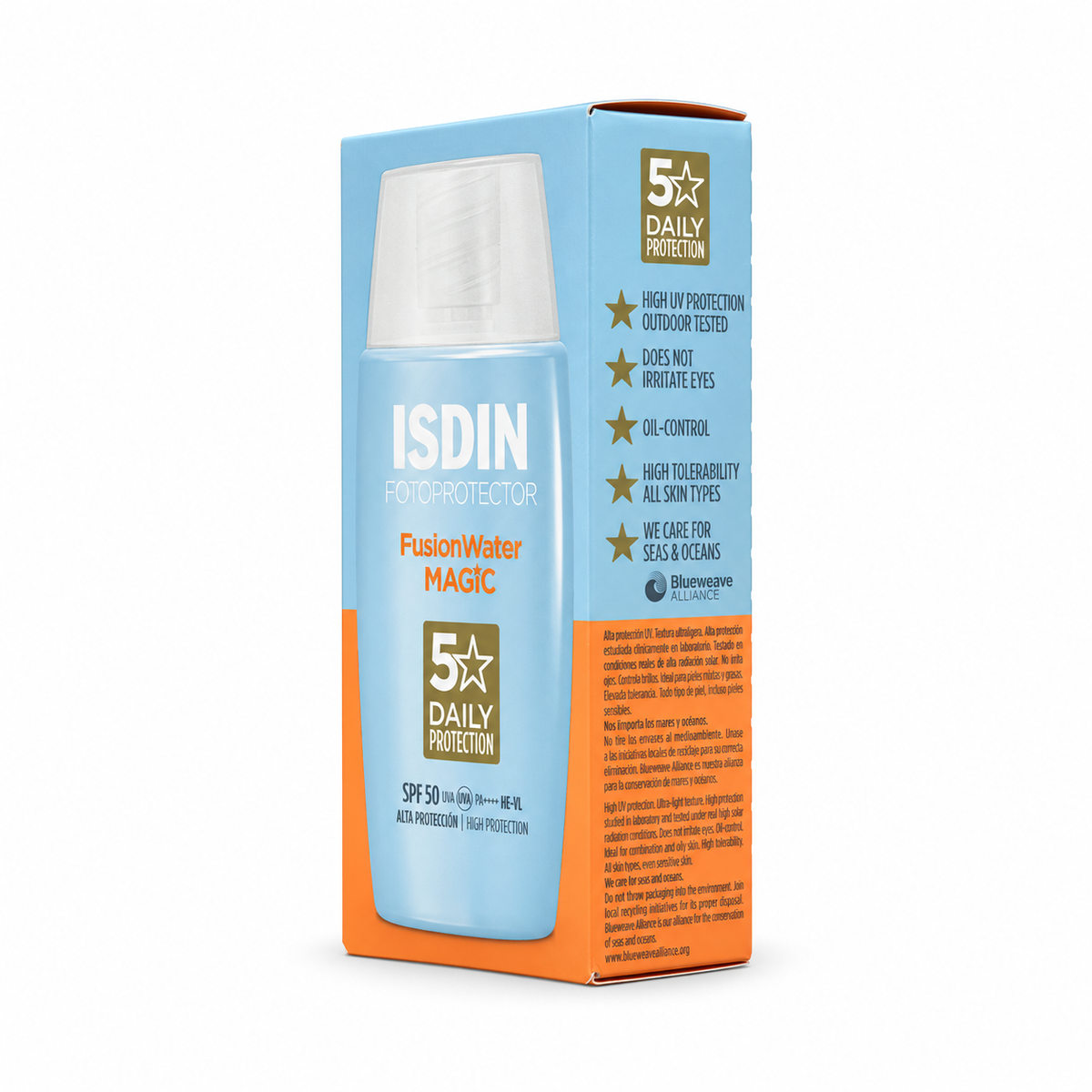 ISDIN Fotoprotector Fusion Water SPF 50+ 50ml - ايزدين فوتوبروتكتور فيوجن ووتر SPF 50+ 50 مل