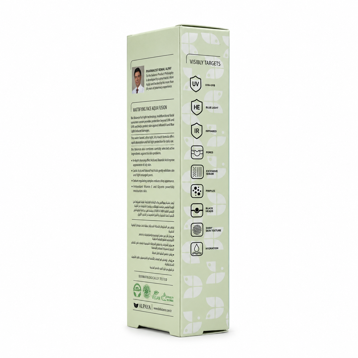 Bio Balance Aknsun Mattifying Face Sunblock SPF 50+ 40ml - بايو بالانس اكنسن واقي شمس مطفي للوجه SPF 50+ 40 مل