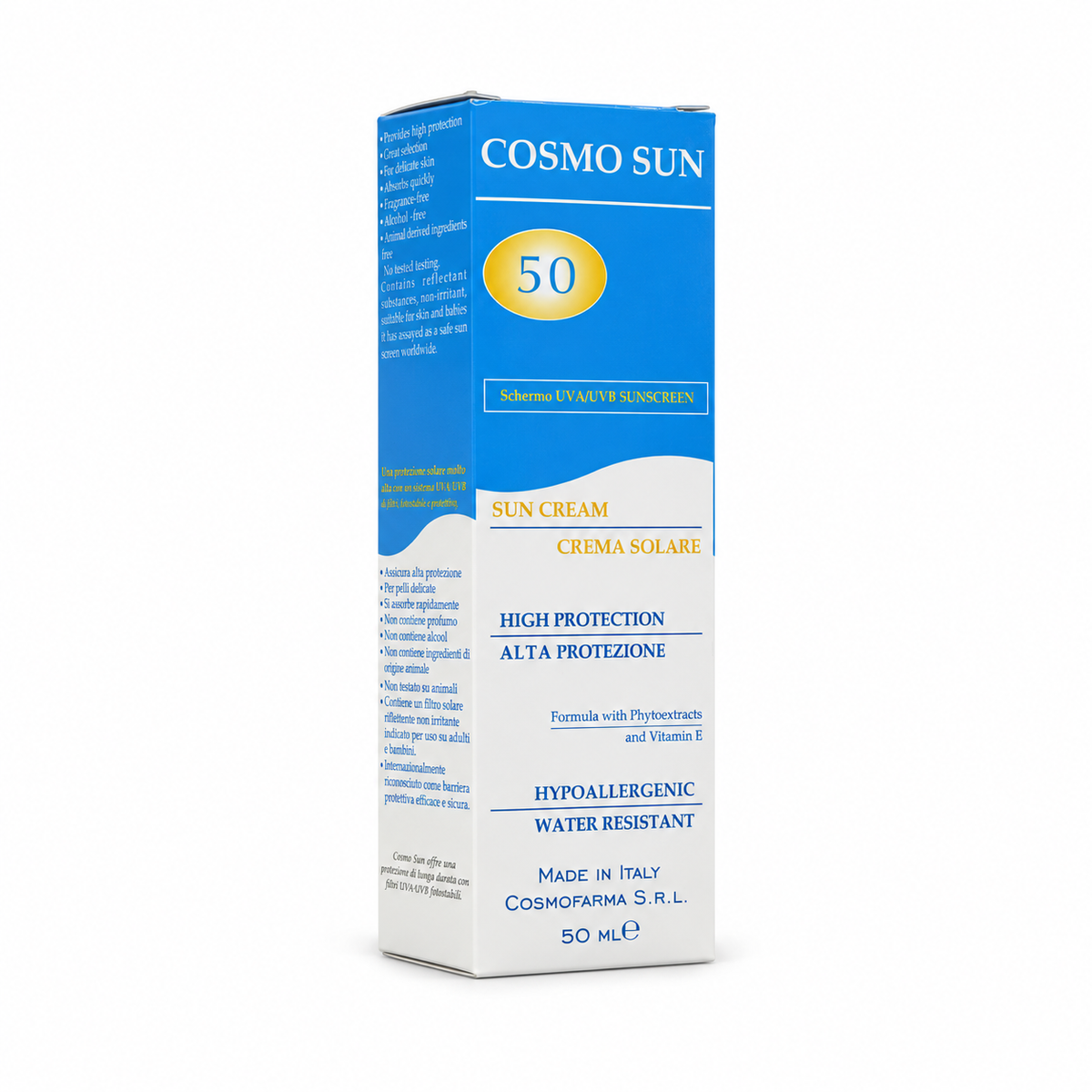 COSMO SPF 50+ Sunscreen Cream 50ml - كوزمو كريم واقي شمس SPF 50+ 50 مل