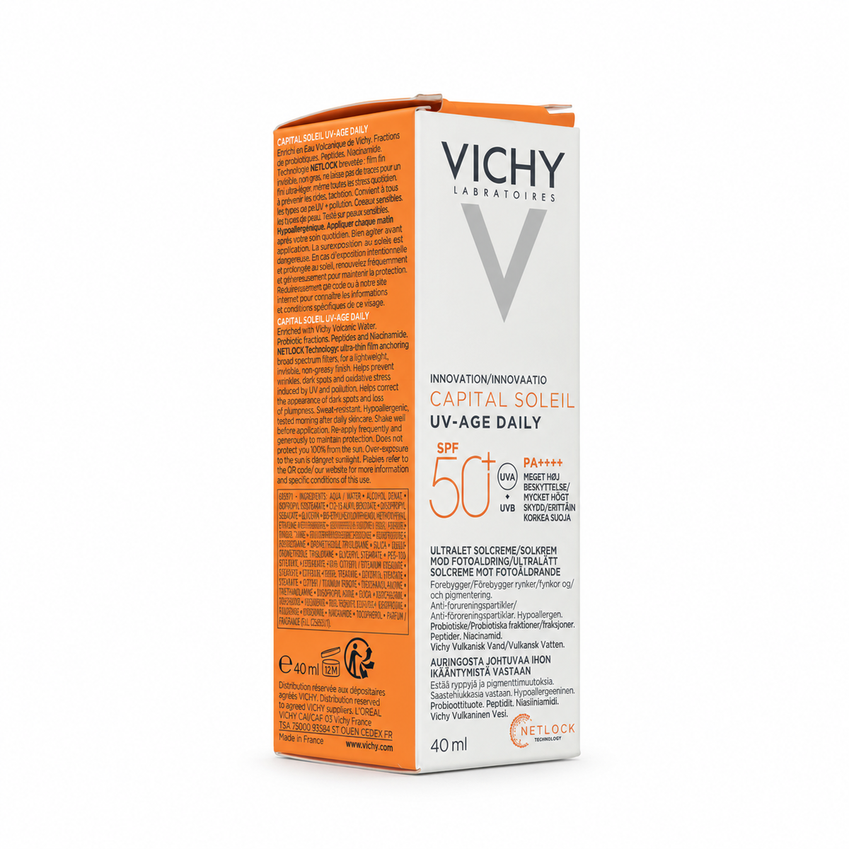 Vichy Capital Soleil UV Age Daily SPF50 40ml - فيشي كابيتال سولاي يو في ايج ديلي SPF50 40 مل