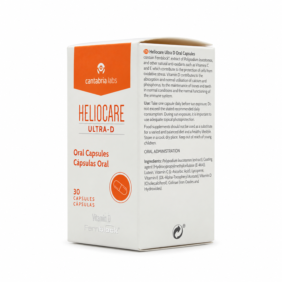 Cantabria Labs Heliocare Capsules Ultra D 30 Capsules - كانتاربريا لابز هيليوكير كبسولات ألترا دي 30 كبسولة