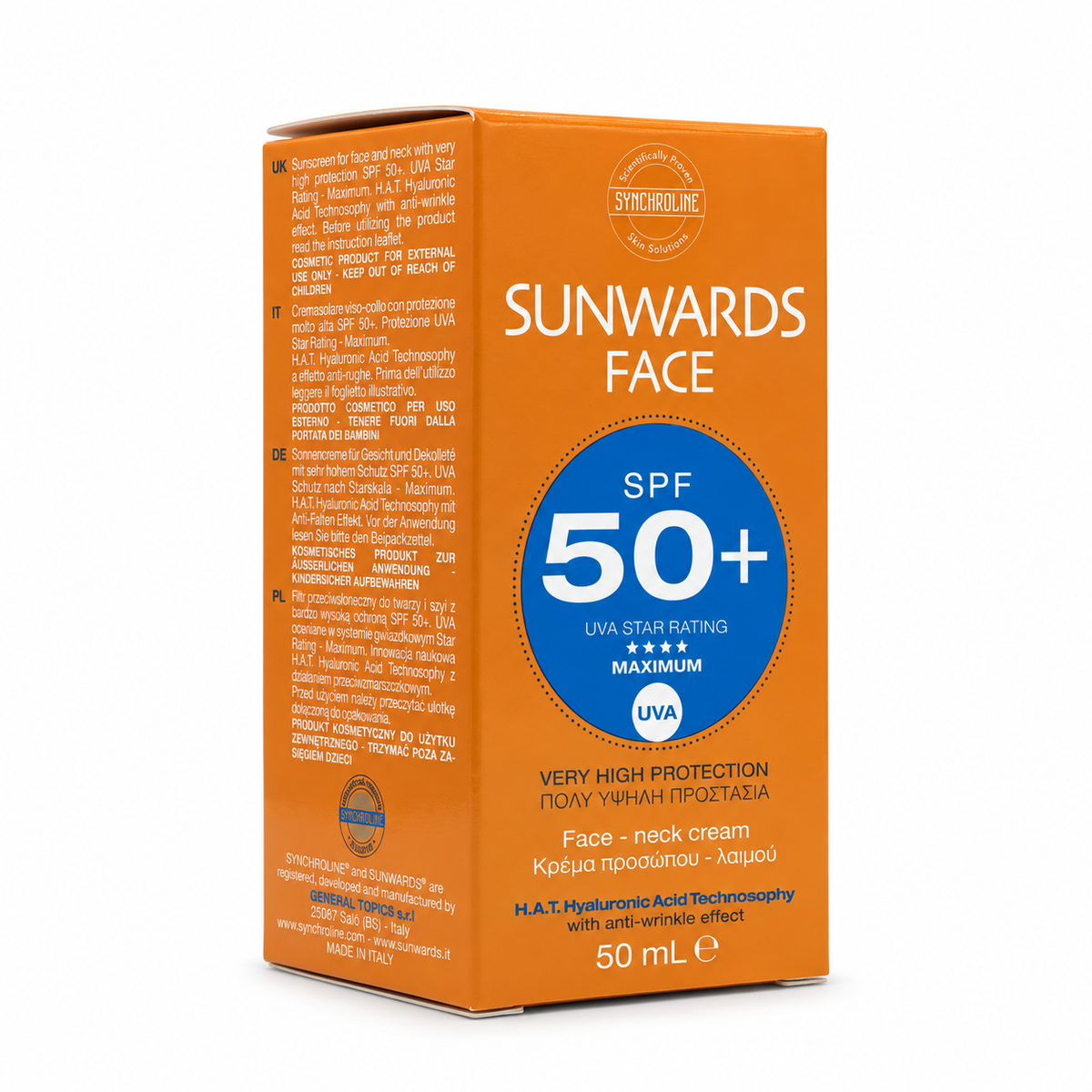 Synchroline Sunwards Face SPF50+ 50ml - سينكرولاين صن واردز للوجه SPF50+ 50 مل