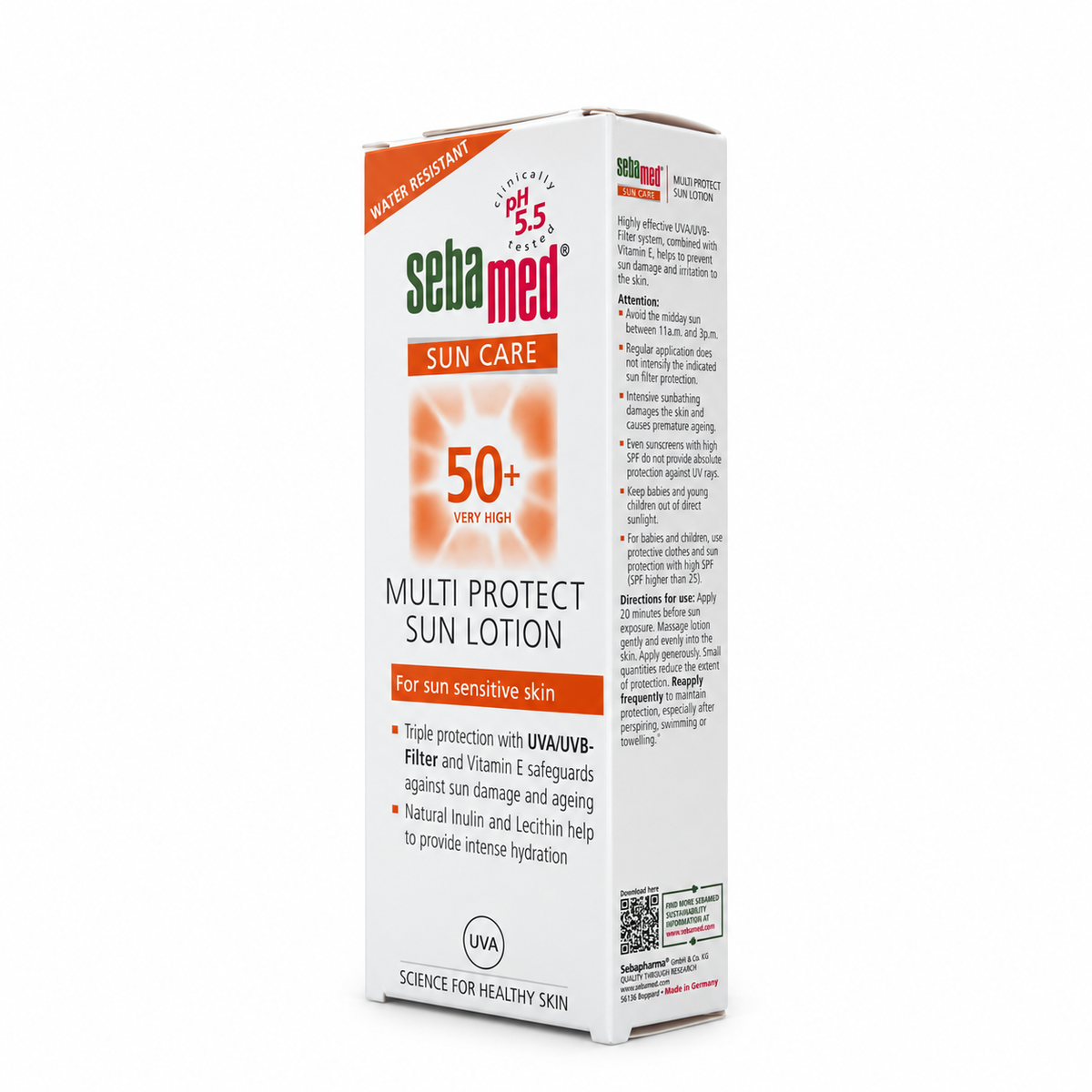 Sebamed Multi Protect Sun Cream SPF 50 75ml - سيباميد كريم واقي شمس متعدد الحماية SPF 50 75 مل