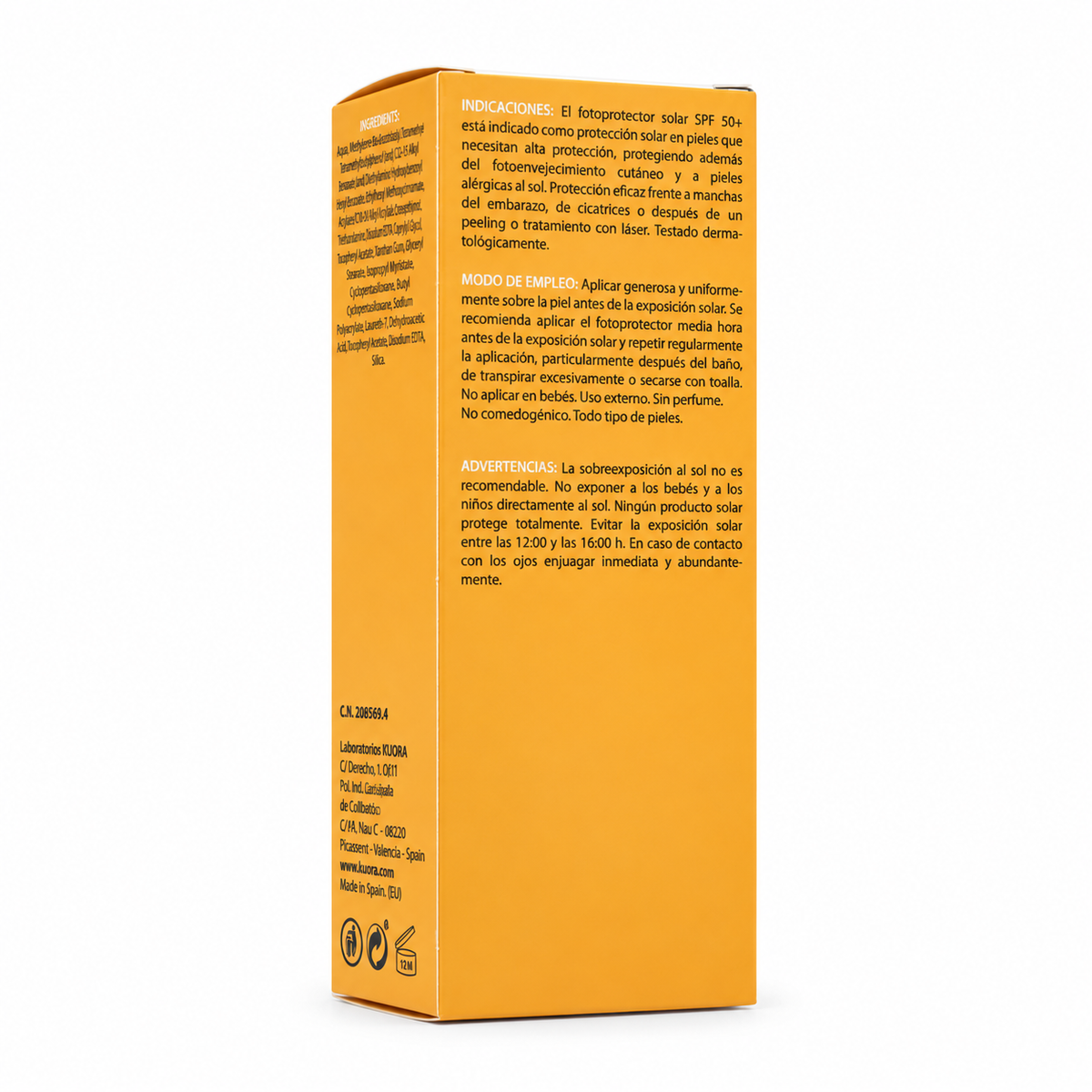 Kuora Sunscreen SPF 50+ 200ml - كيورا واقي شمس SPF 50+ 200 مل
